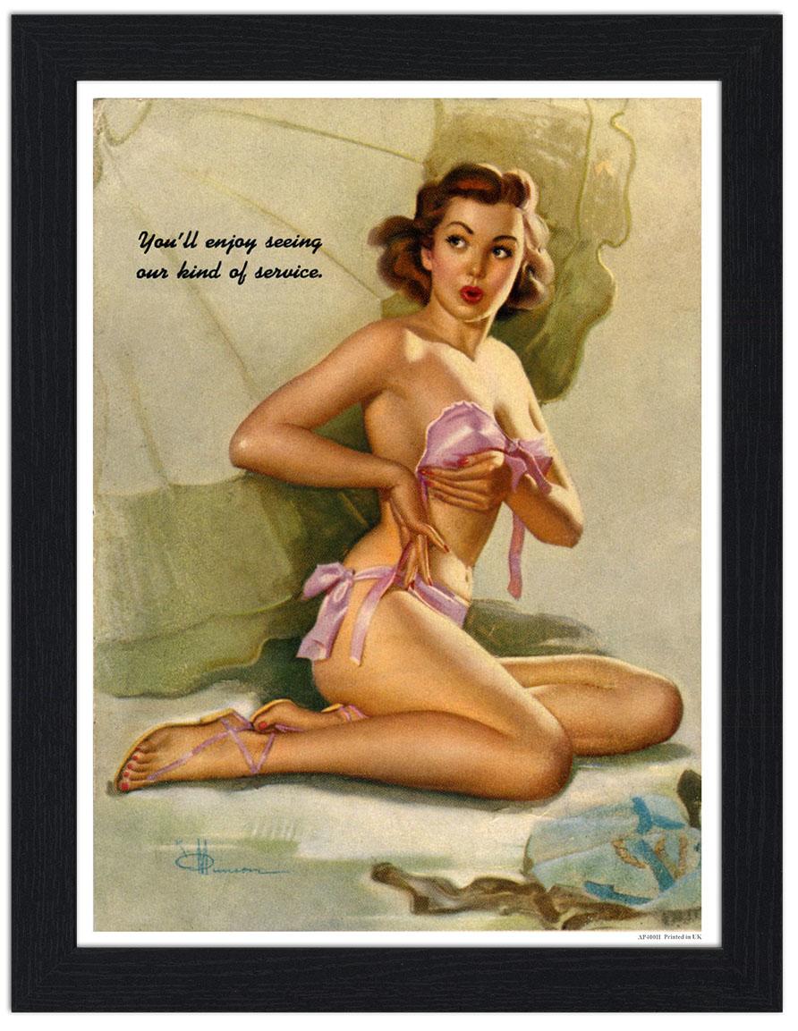 892px x 1153px - Pin Up Calendar Girl, 1940s : Art Print Â£7.99 / Framed Print Â£22.99 /  T-Shirt Â£12.99 / Shopping Bag Â£8.99