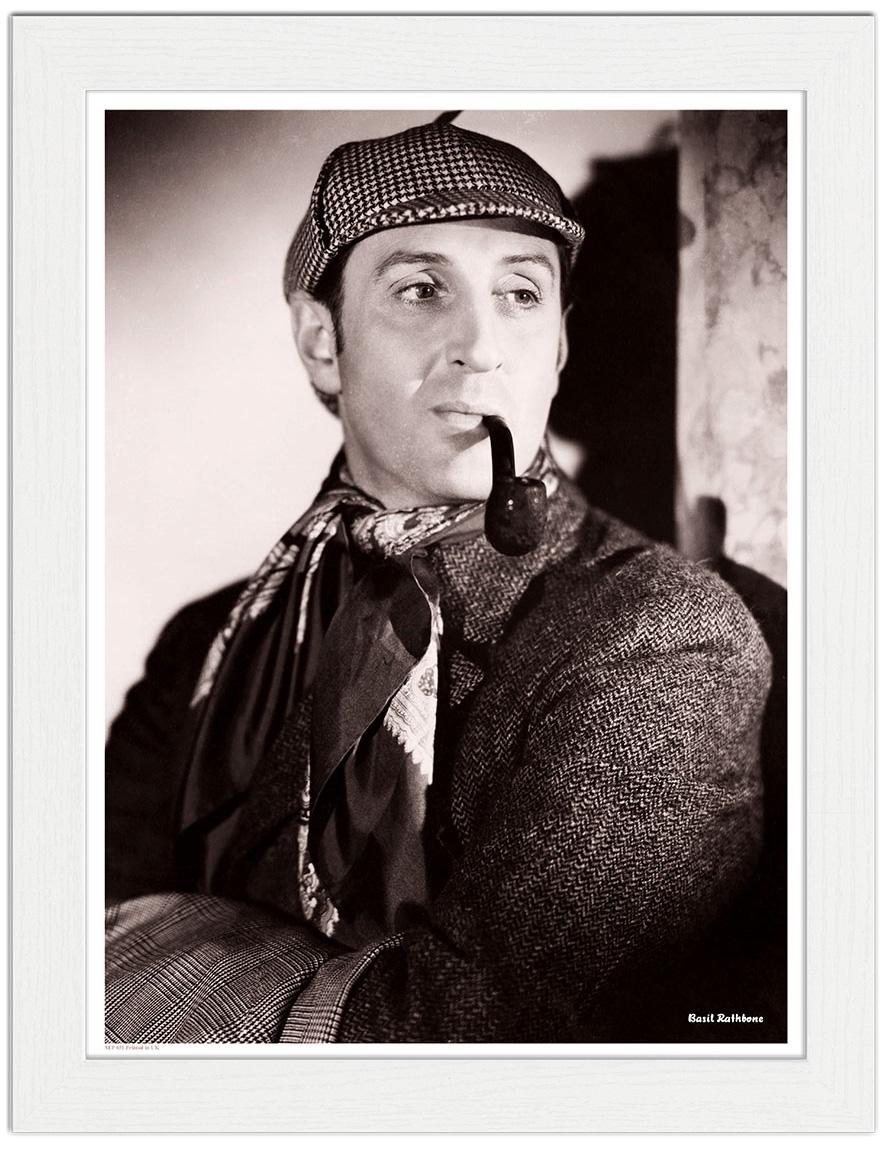 Hollwood Classic Portraits Basil Rathbone Sherlock Holmes Art