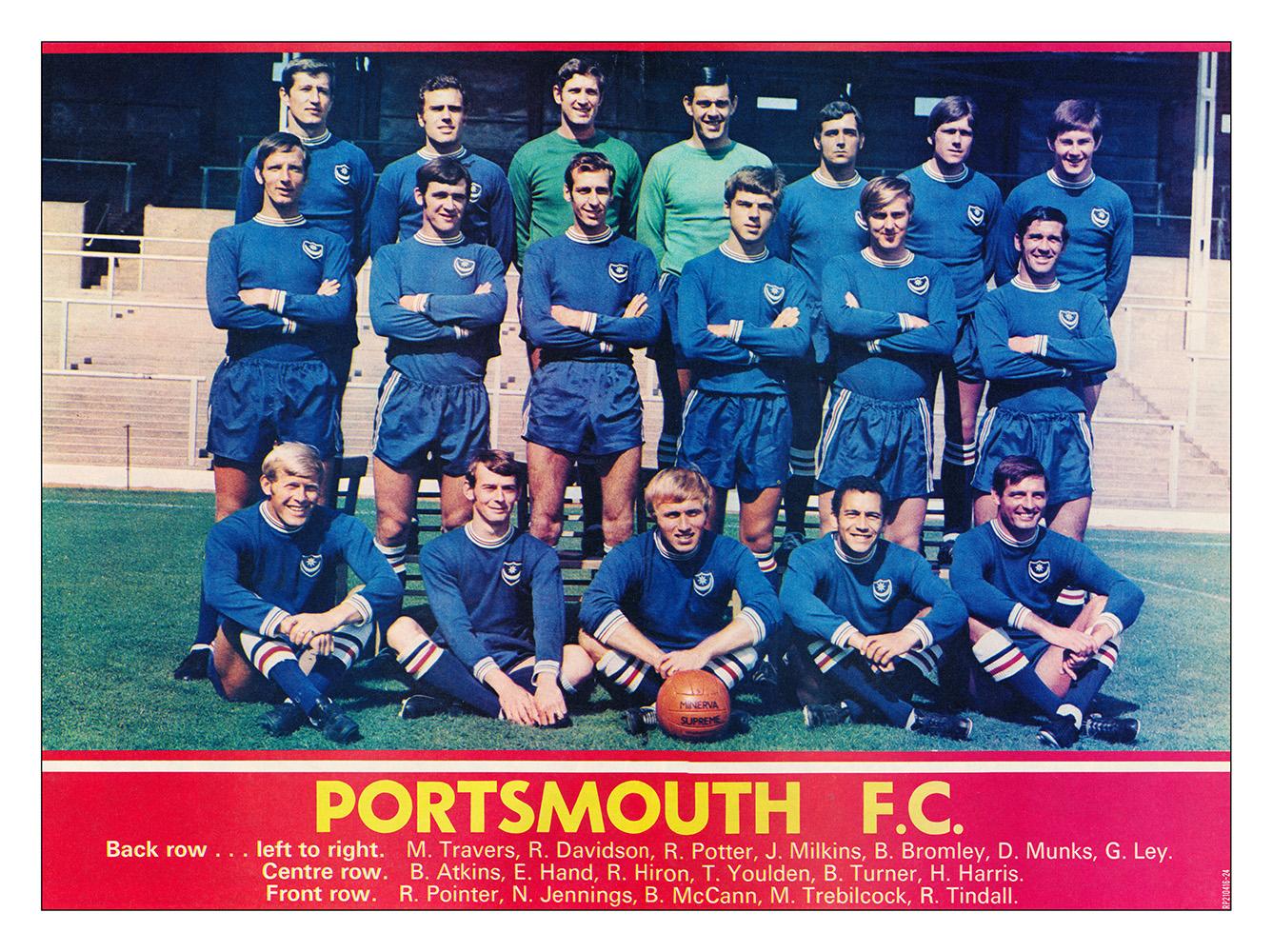 Portsmouth Football Squad Team Photo Art Print £7.99 / Framed Print £