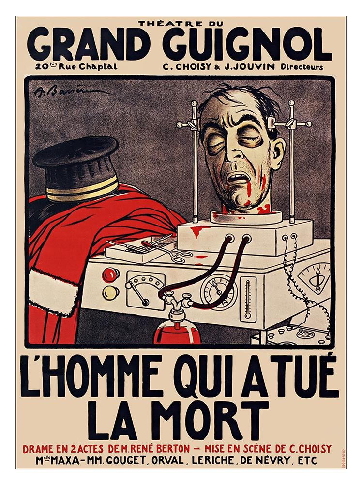 Grand Giugnol Horror Theatre Paris France : Art Print £7.99