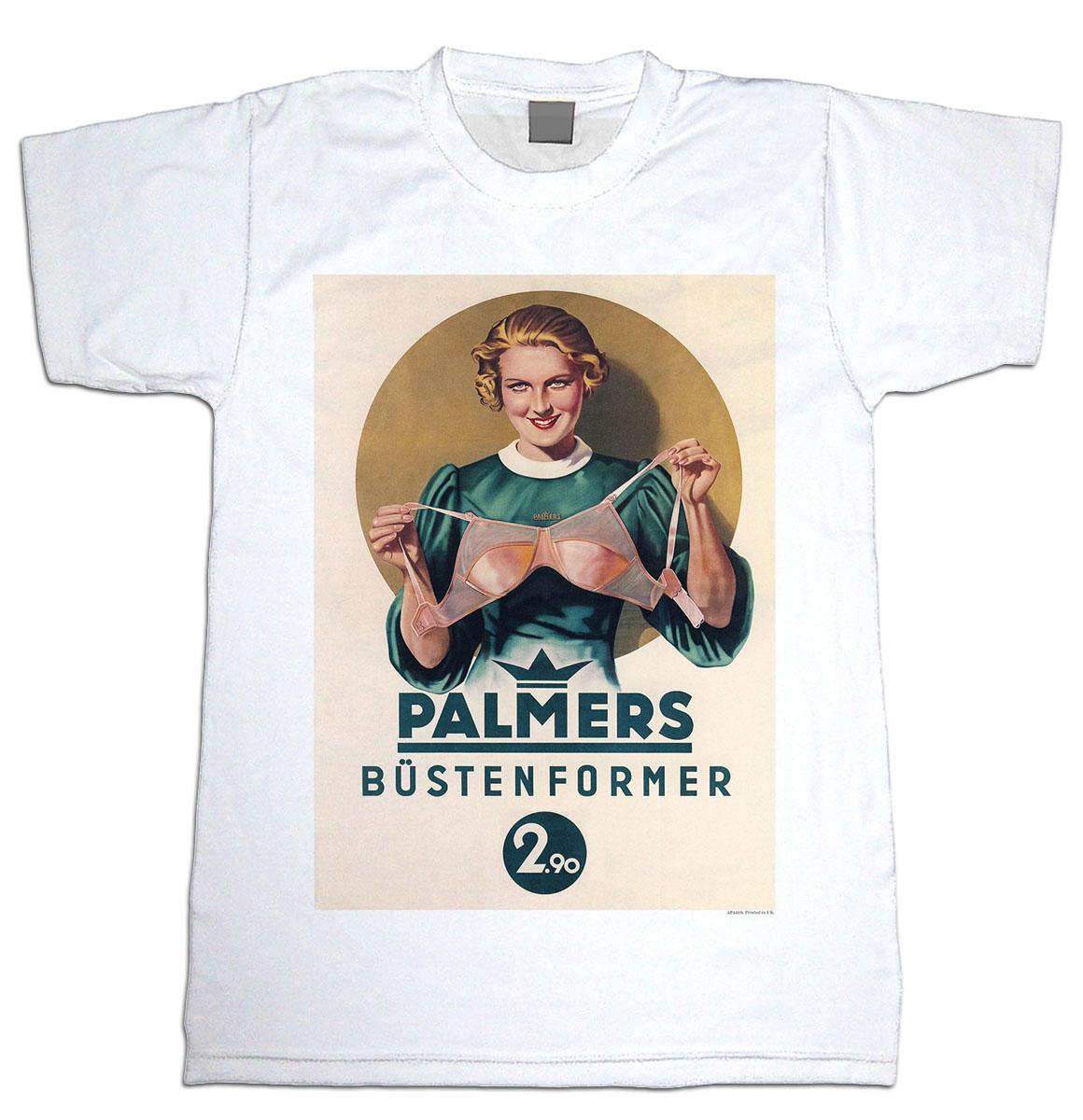 Palmers Bustenformer, Vintage Bra Advert : Art Print £7.99 / Framed Print  £22.99 / T-Shirt £12.99 / Shopping Bag £8.99