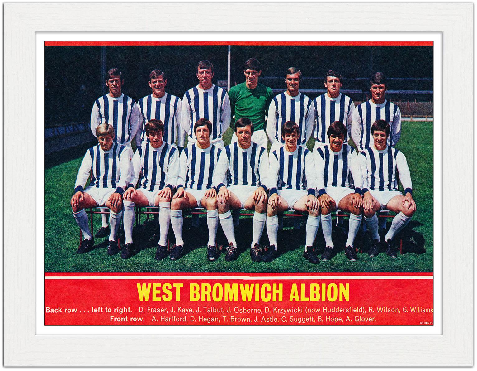 West Bromwich Albion Football Squad Team Photo Art Print £7.99