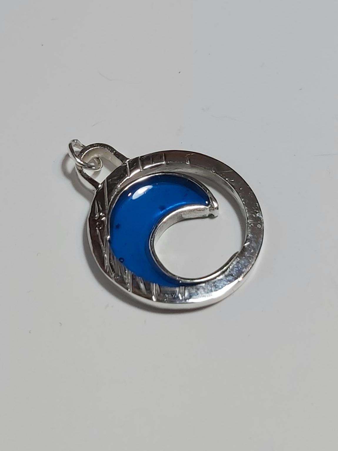 Sterling Silver Mini Wave Pendant