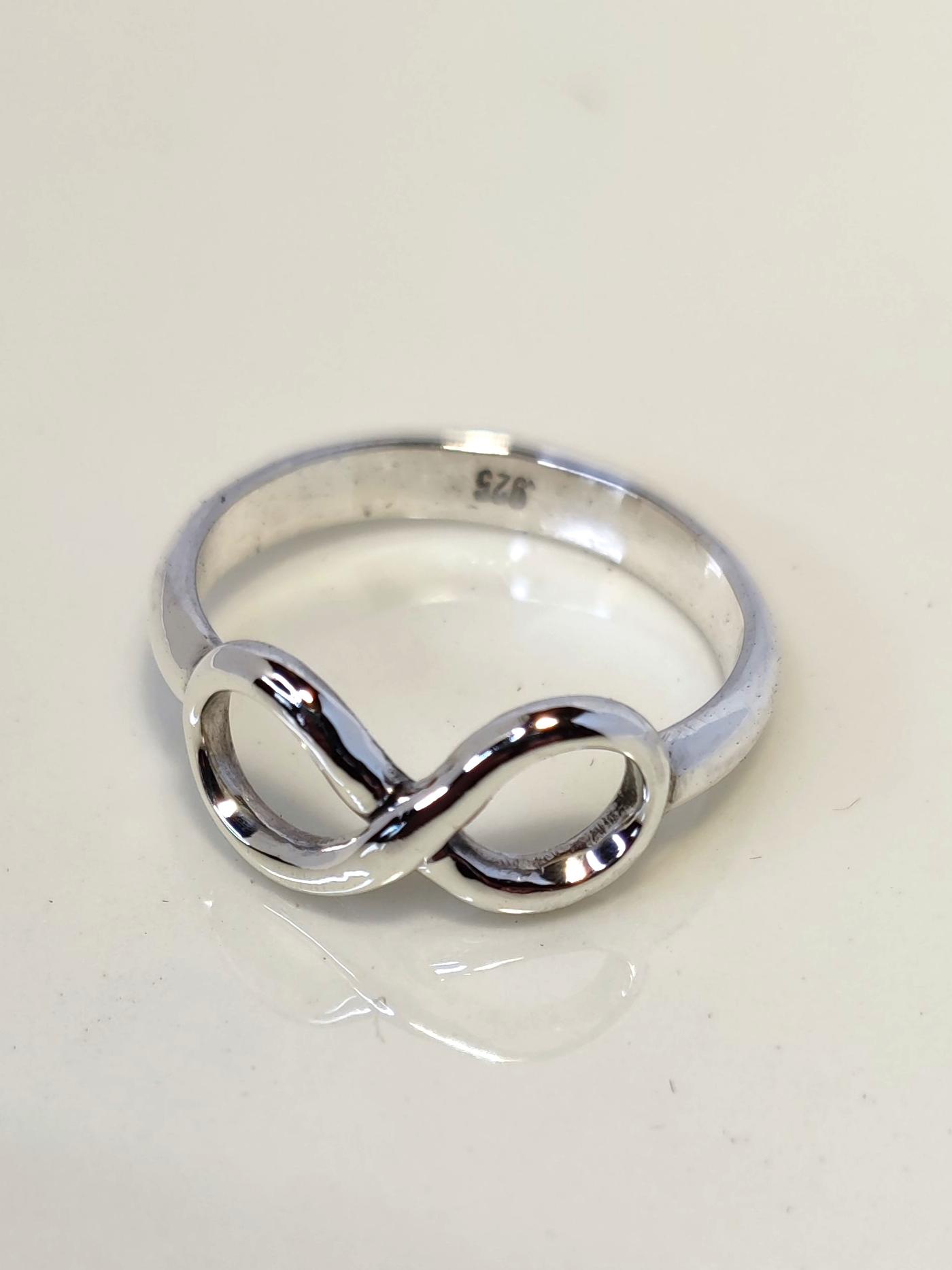 Sterling silver infinity ring cheap