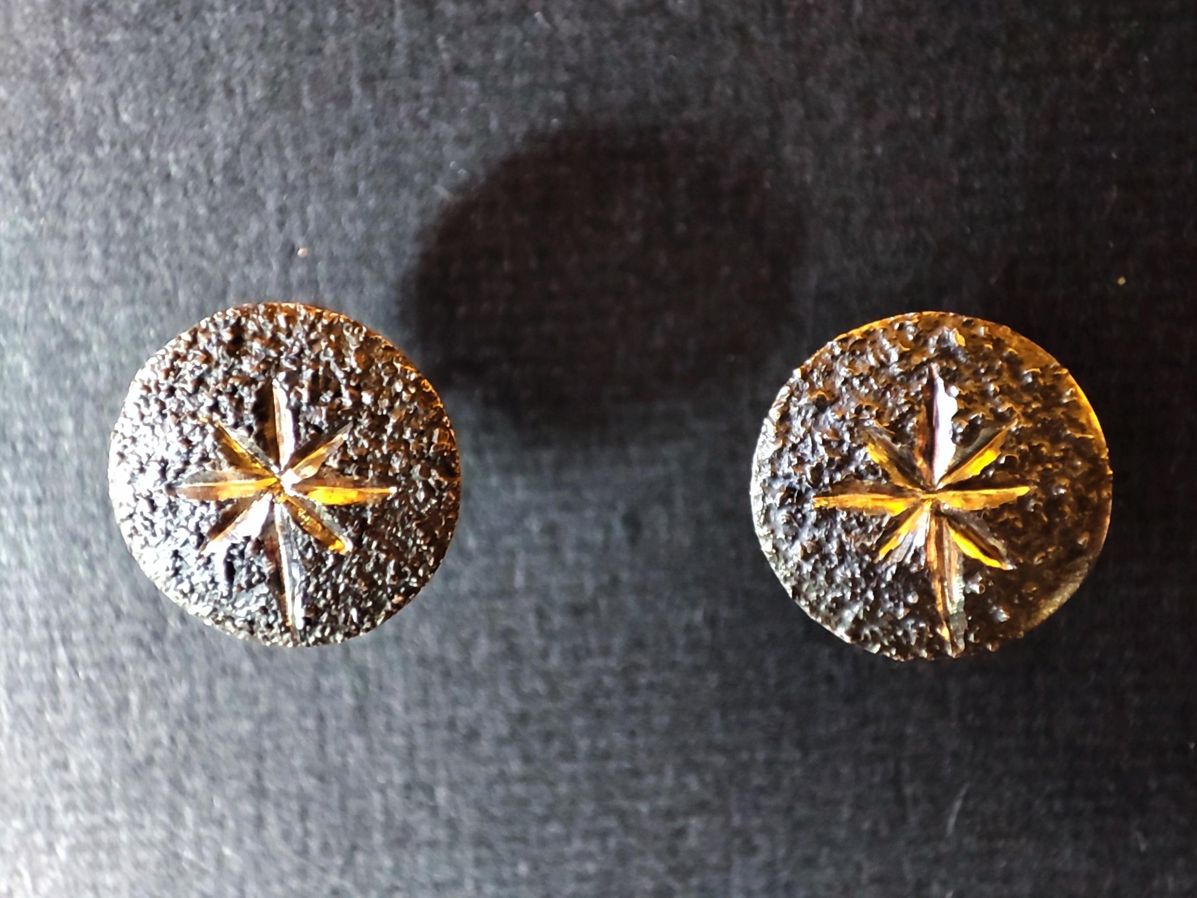 Sterling Silver Star Dust Stud Earrings