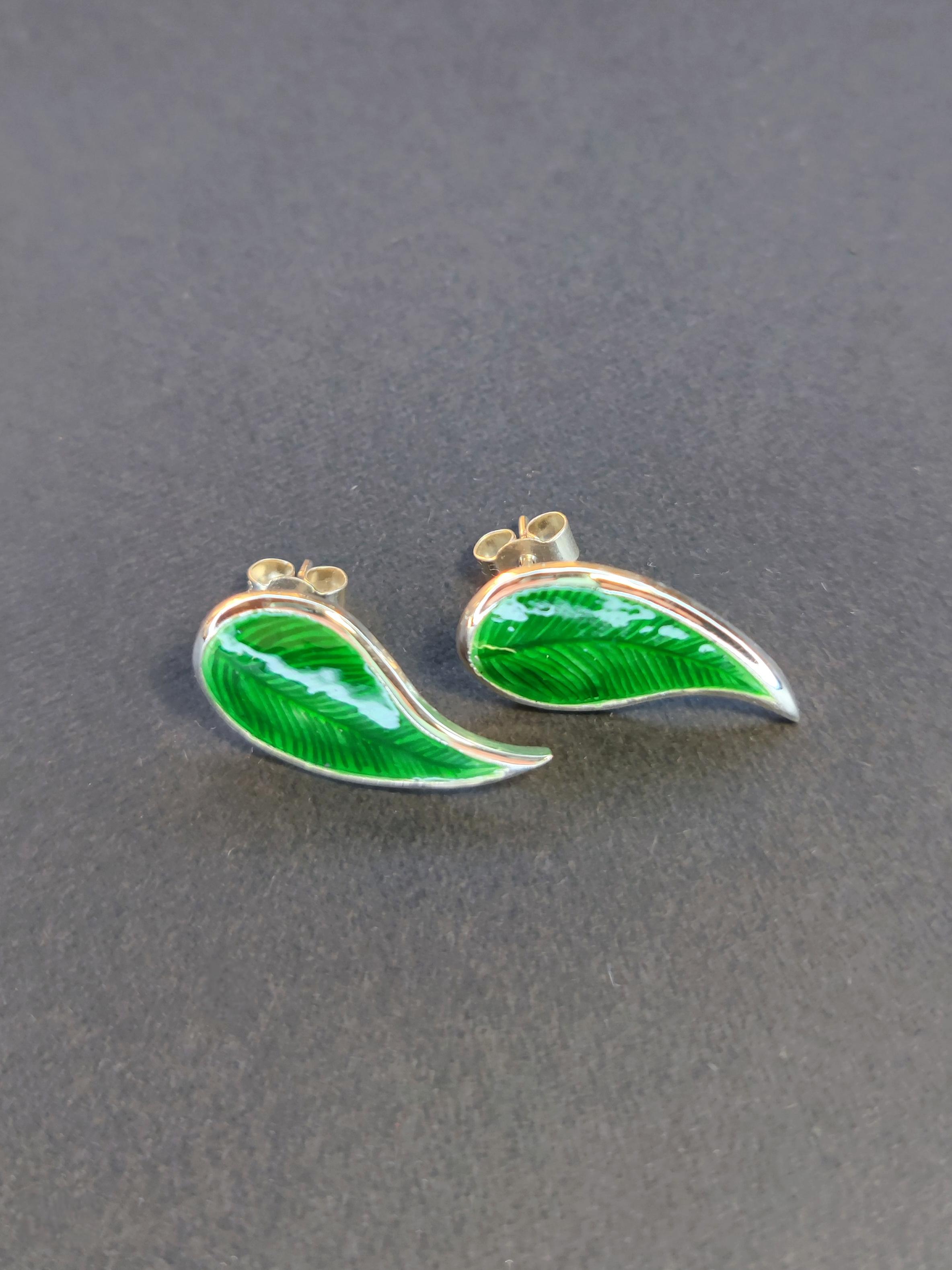 Leaf Stud Earrings