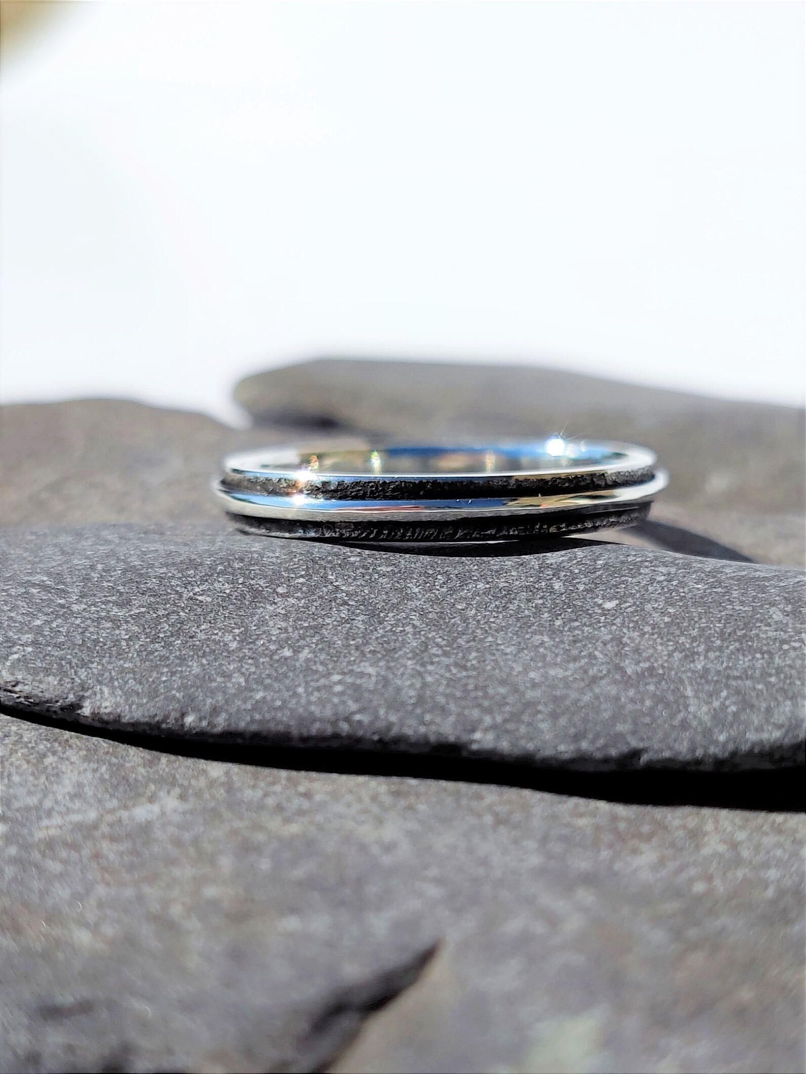 Reticulated Sterling Silver Weddings Bands