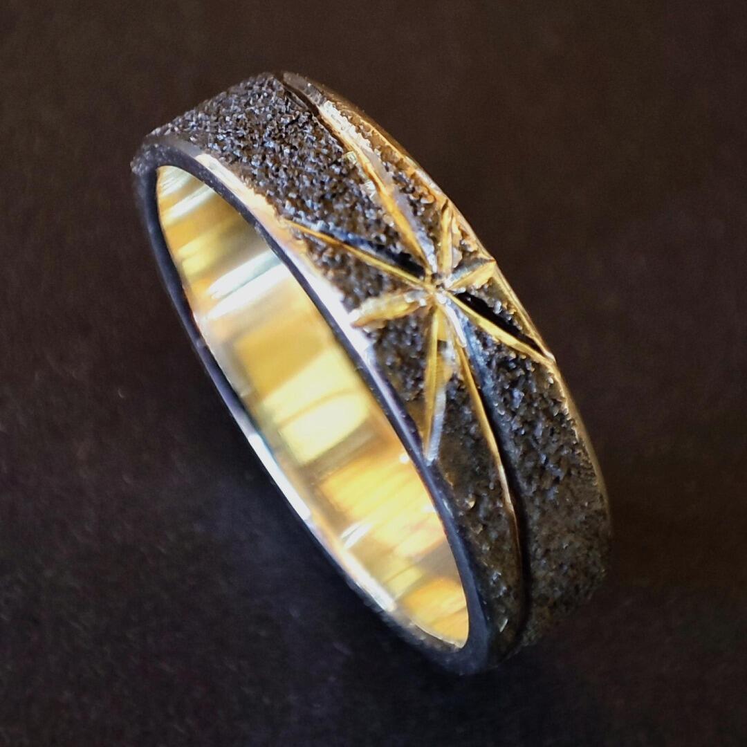 Sterling Silver Star Dust Ring