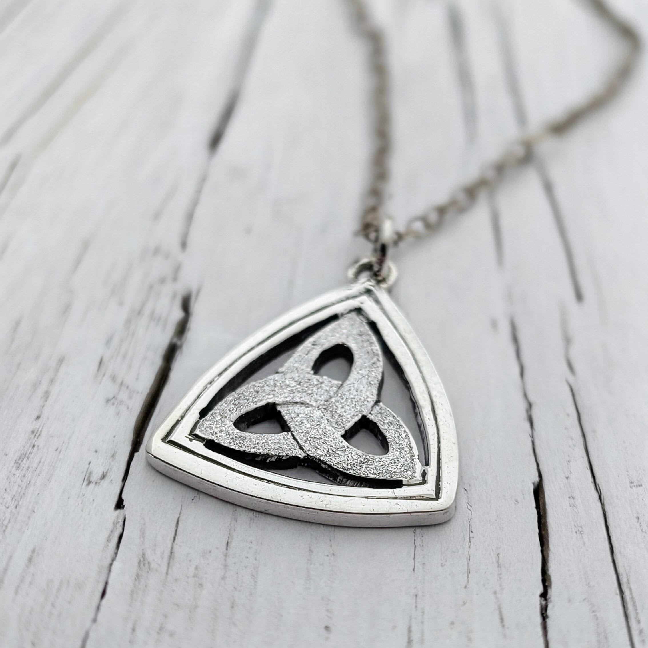 Triskelion Pendant handmade with Recycled Sterling Silver