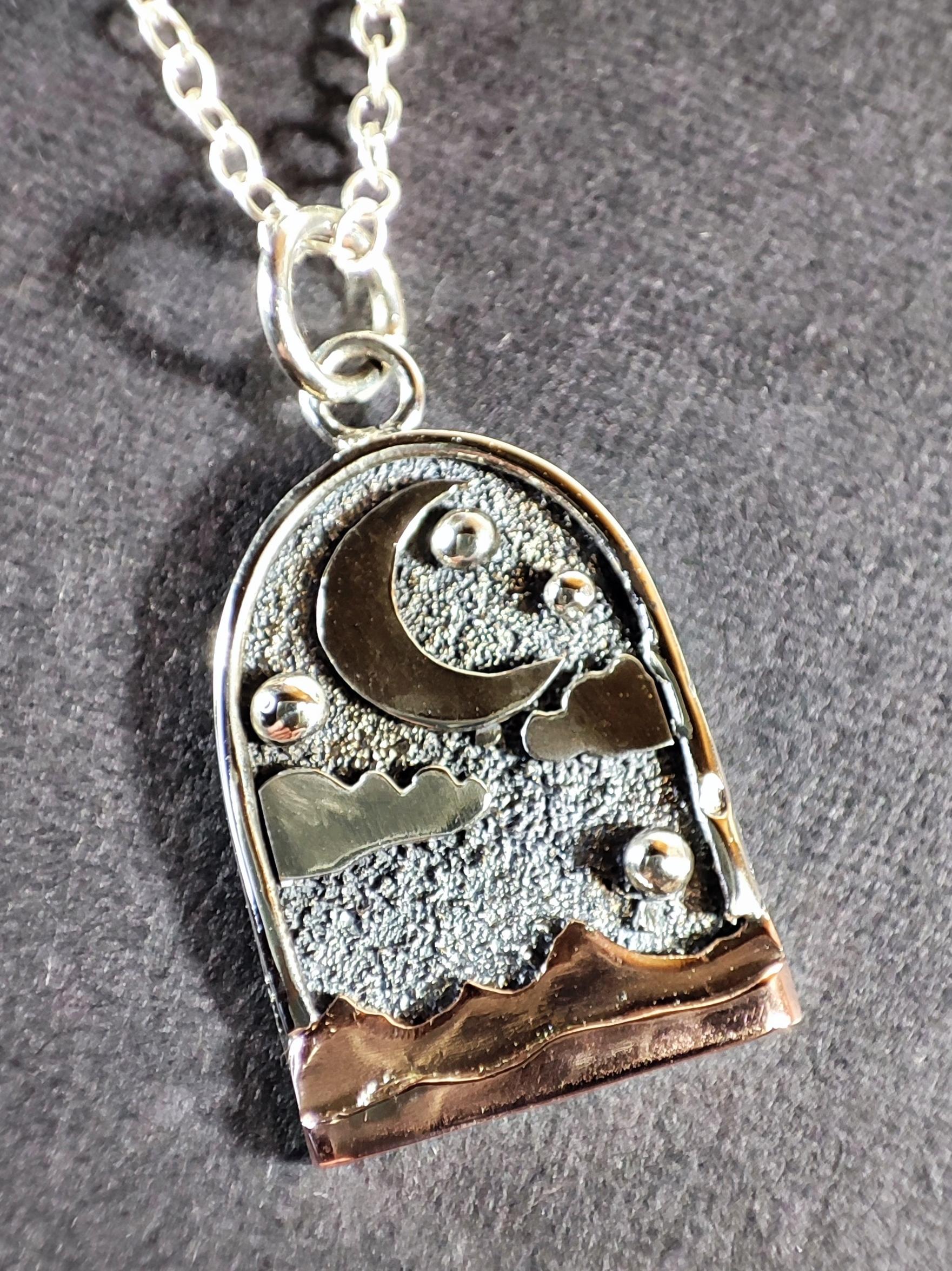 Cloud Mountain Silver Pendant