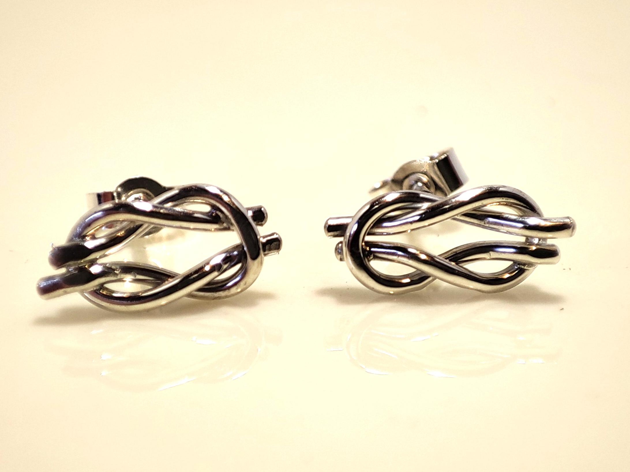 Twist on sale knot earrings