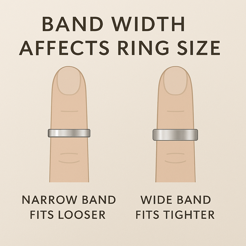 Variations to consider when sizing for a ring