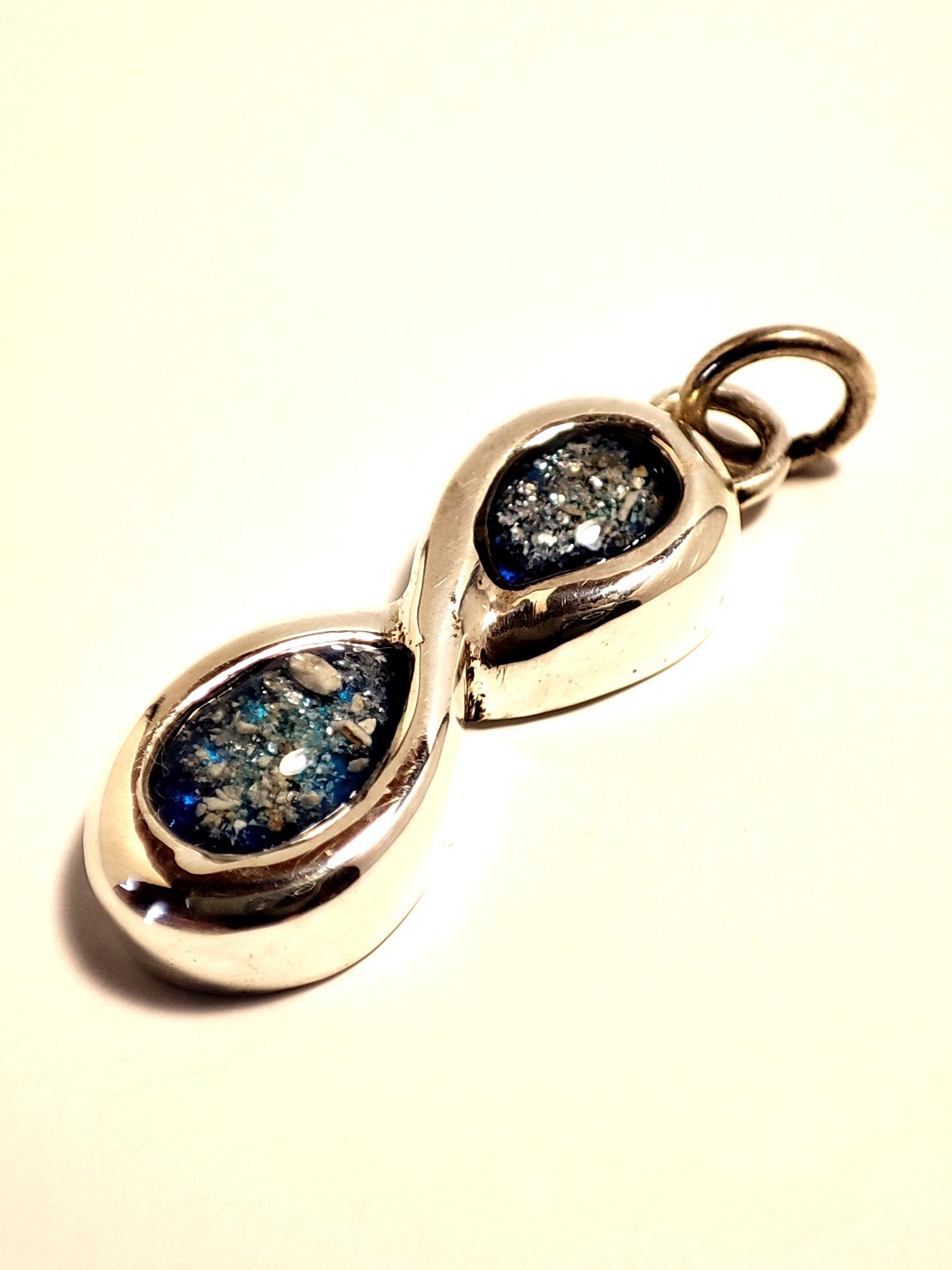 Sterling Silver Infinity Memorial Pendant