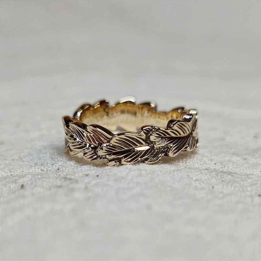 9ct Gold Oak Leaf Ring