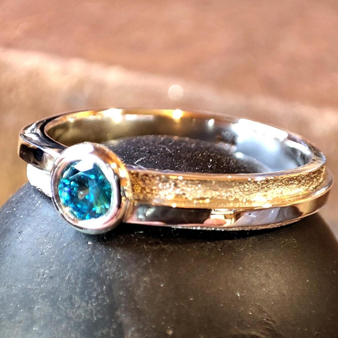 Sterling Silver Single Buckle Ring