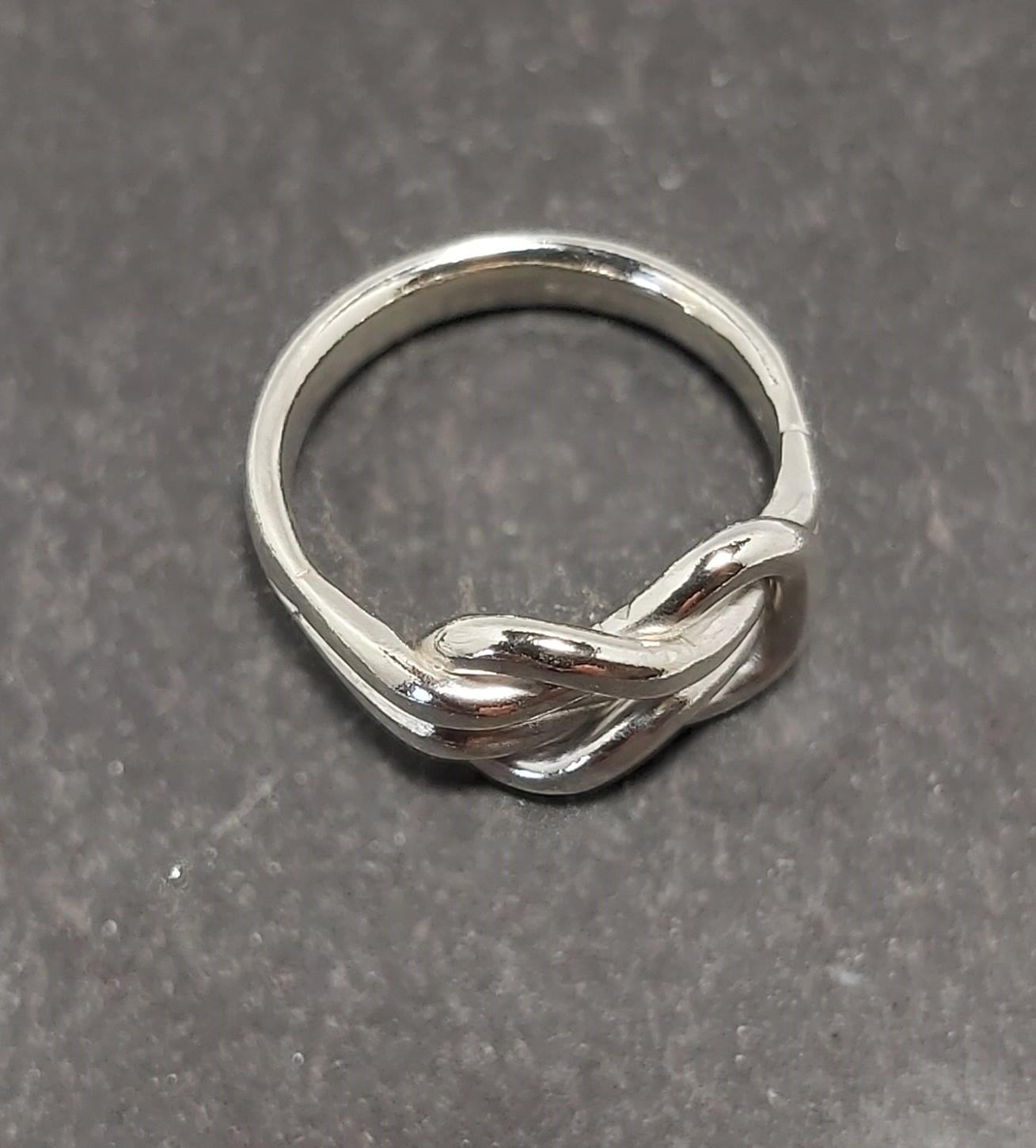 Sterling Silver Reef Knot Ring