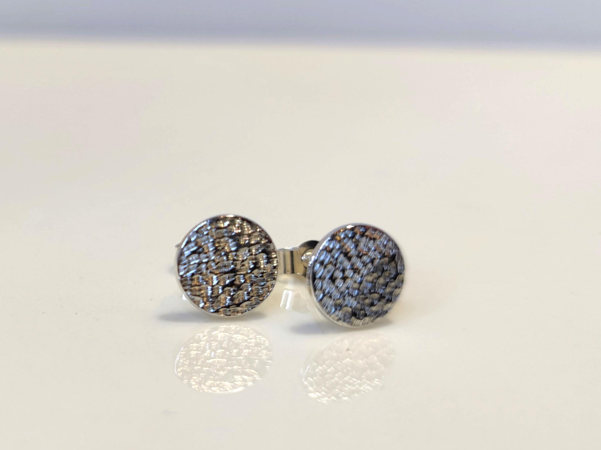 Sterling silver store ball earrings 8mm