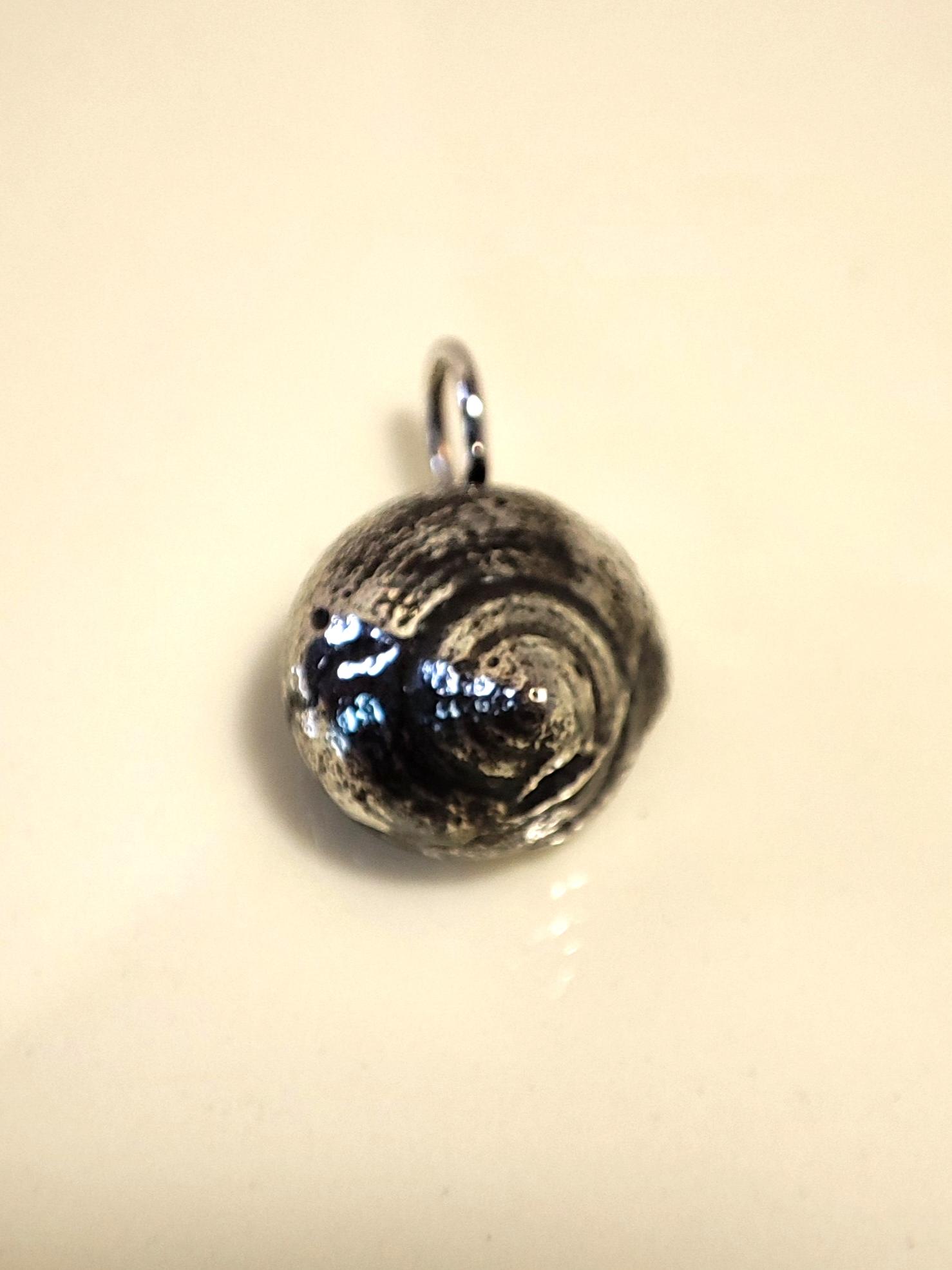 Sterling Silver Winkle Shell Pendant
