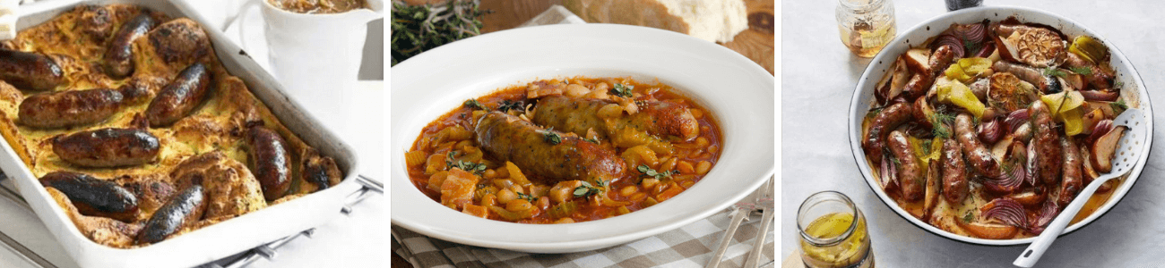Warming recipes made using our sausages