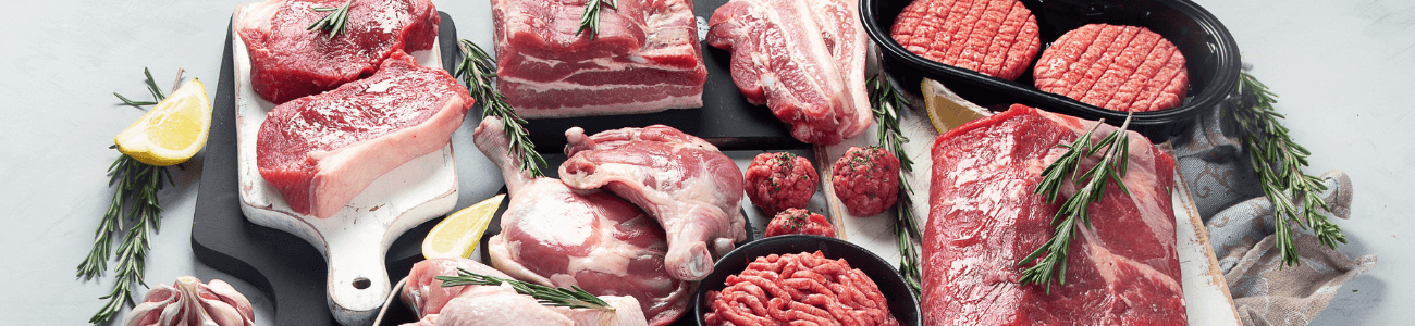 Meat supplied by online butchers
