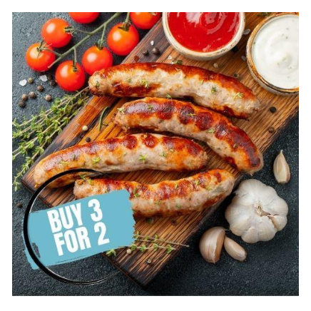 BBQ sausages available at Supreme Sausages
