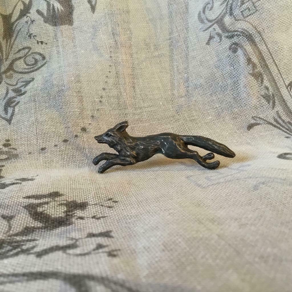 Running Fox Drawer Door Knob Antique Vintage Door Knob Vintage Hare