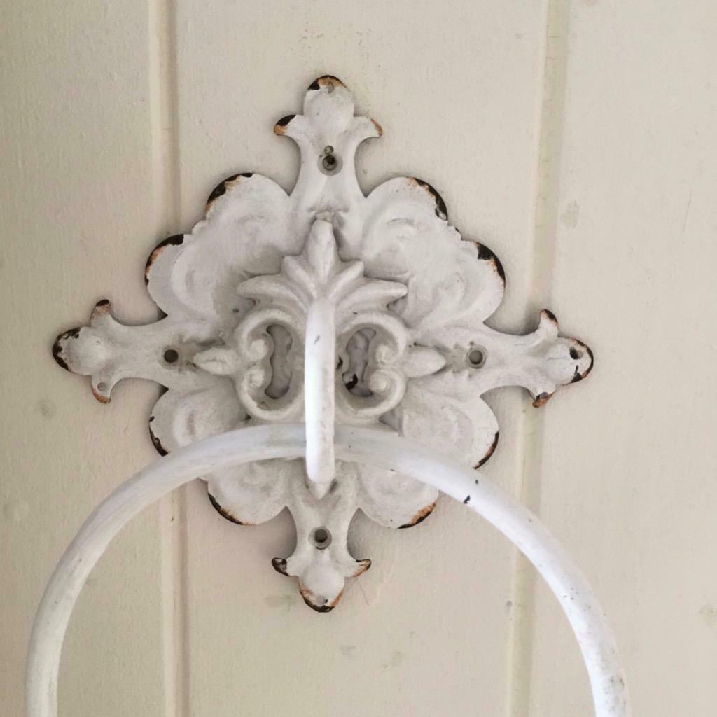 Shabby chic towel shop ring