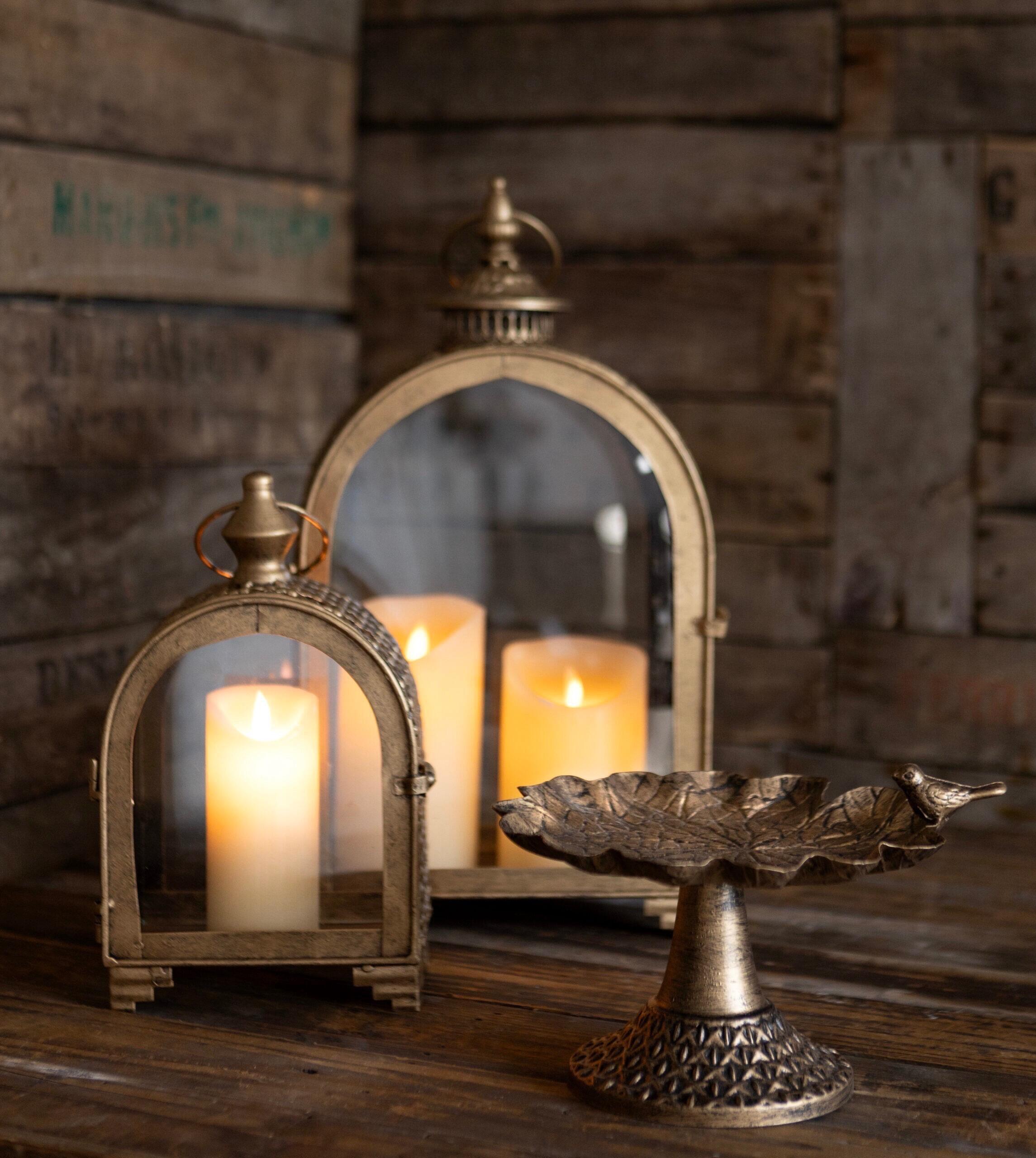 Lantern votive candle holders top