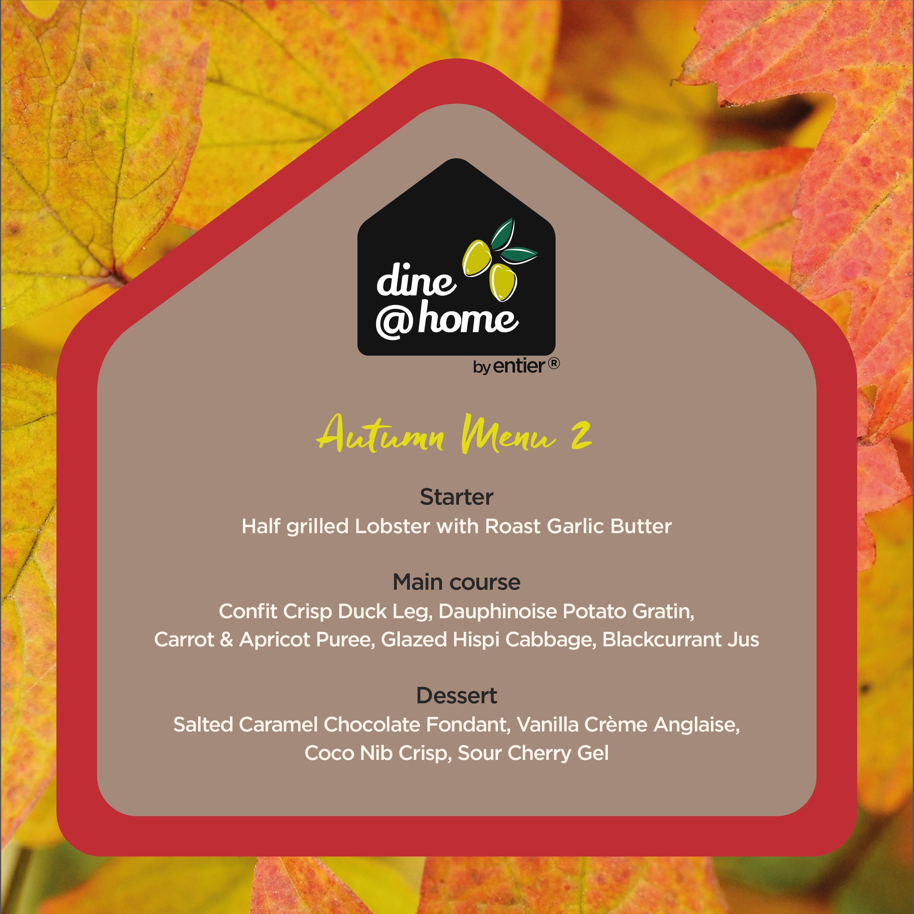 dine@home Autumn menu 2
