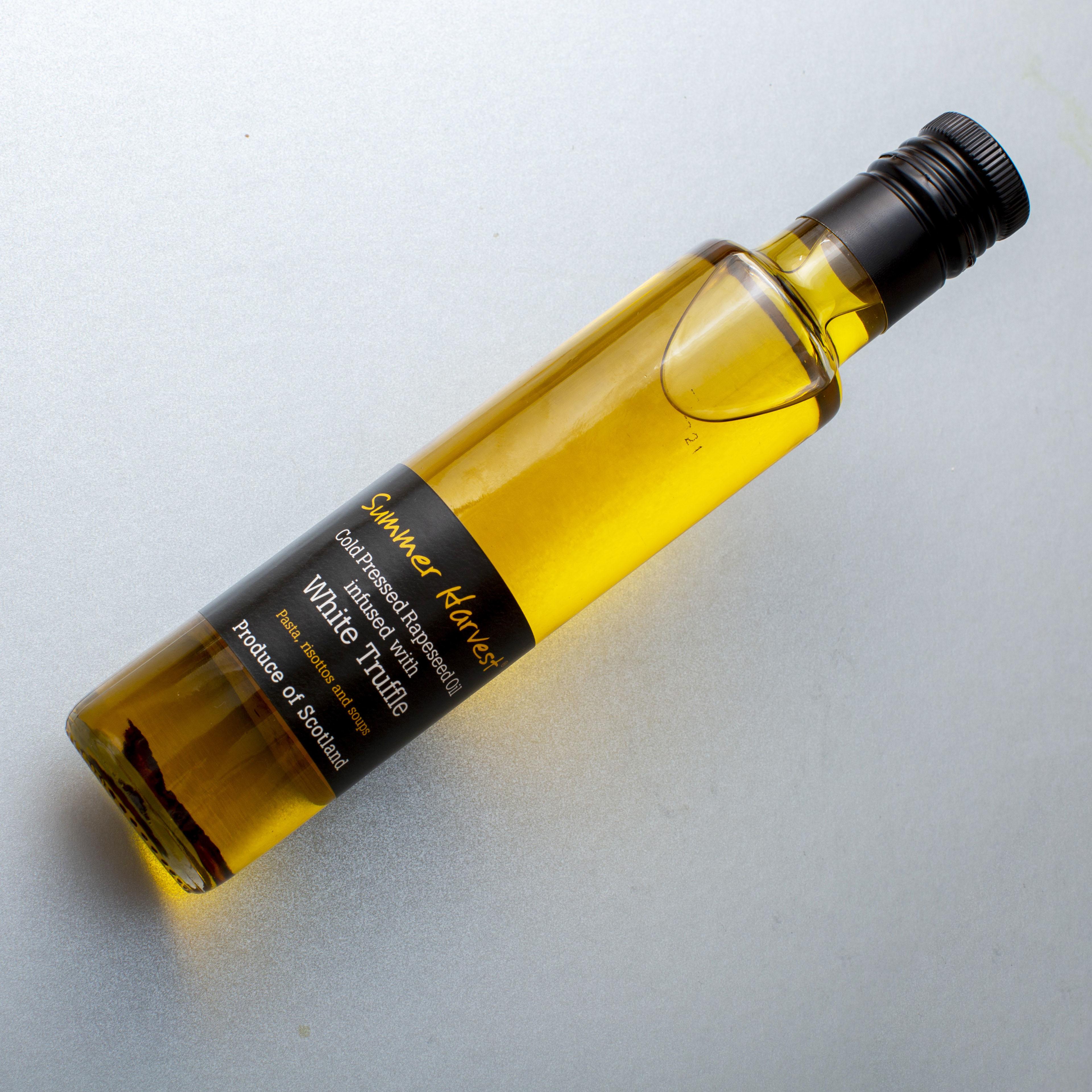 Summer Harvest Cold Pressed Rapeseed Oil infused with White Truffle