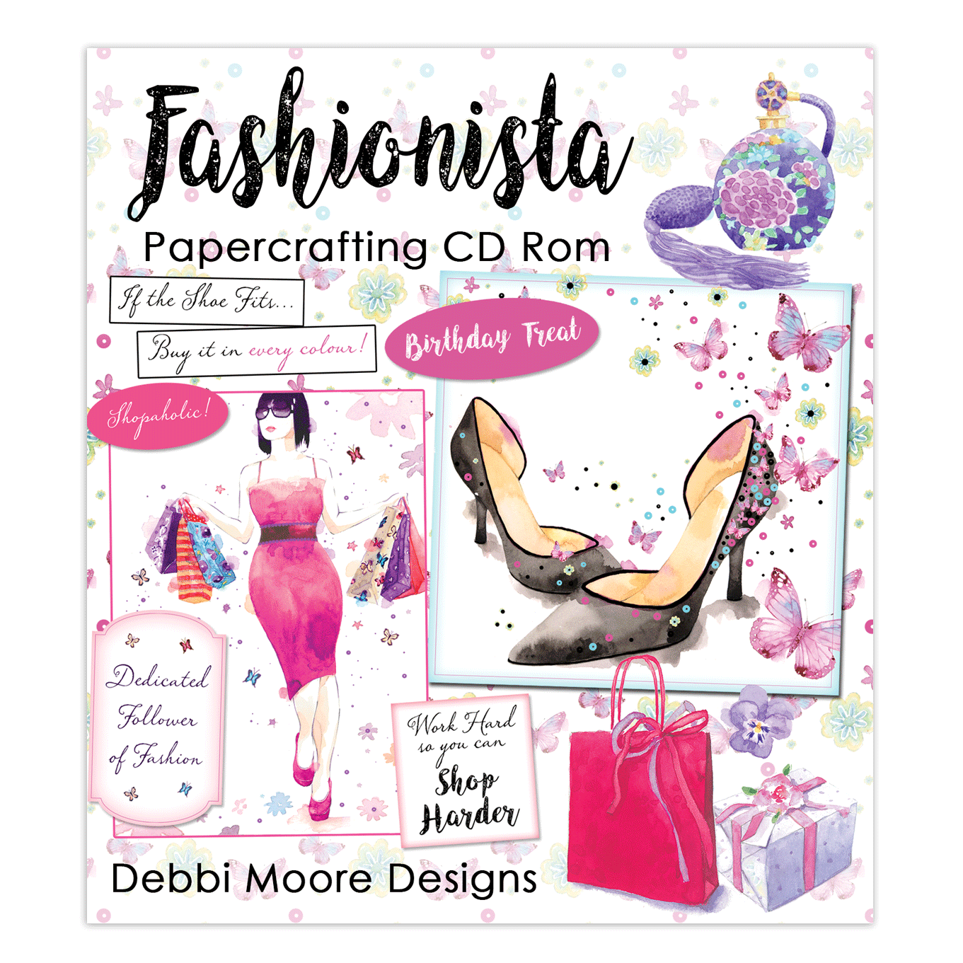 Fashionista Papercrafting Collection Cd Rom Usb