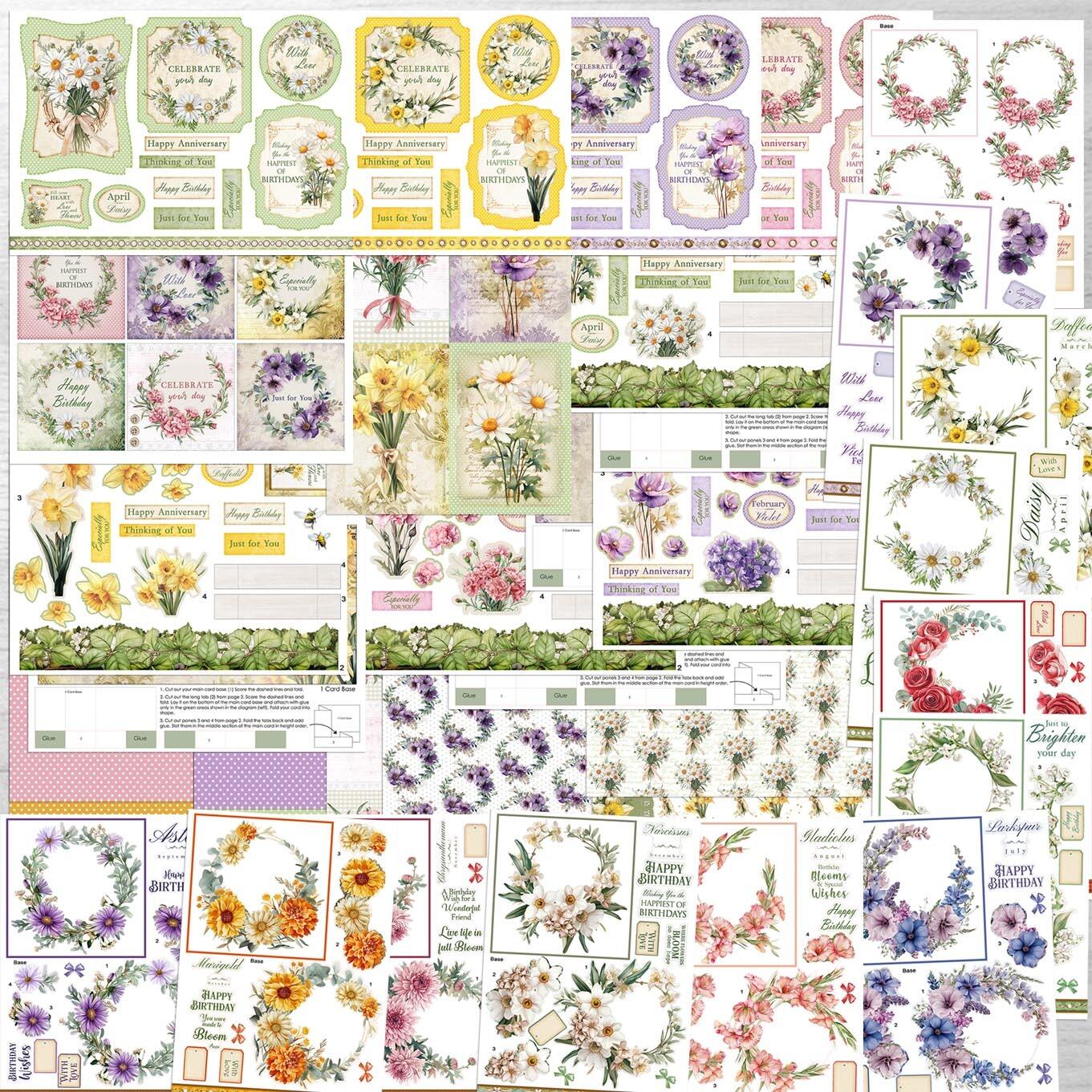 CU2605 Year in Blooms Cardmaking Multibuy Kits with Forever Code