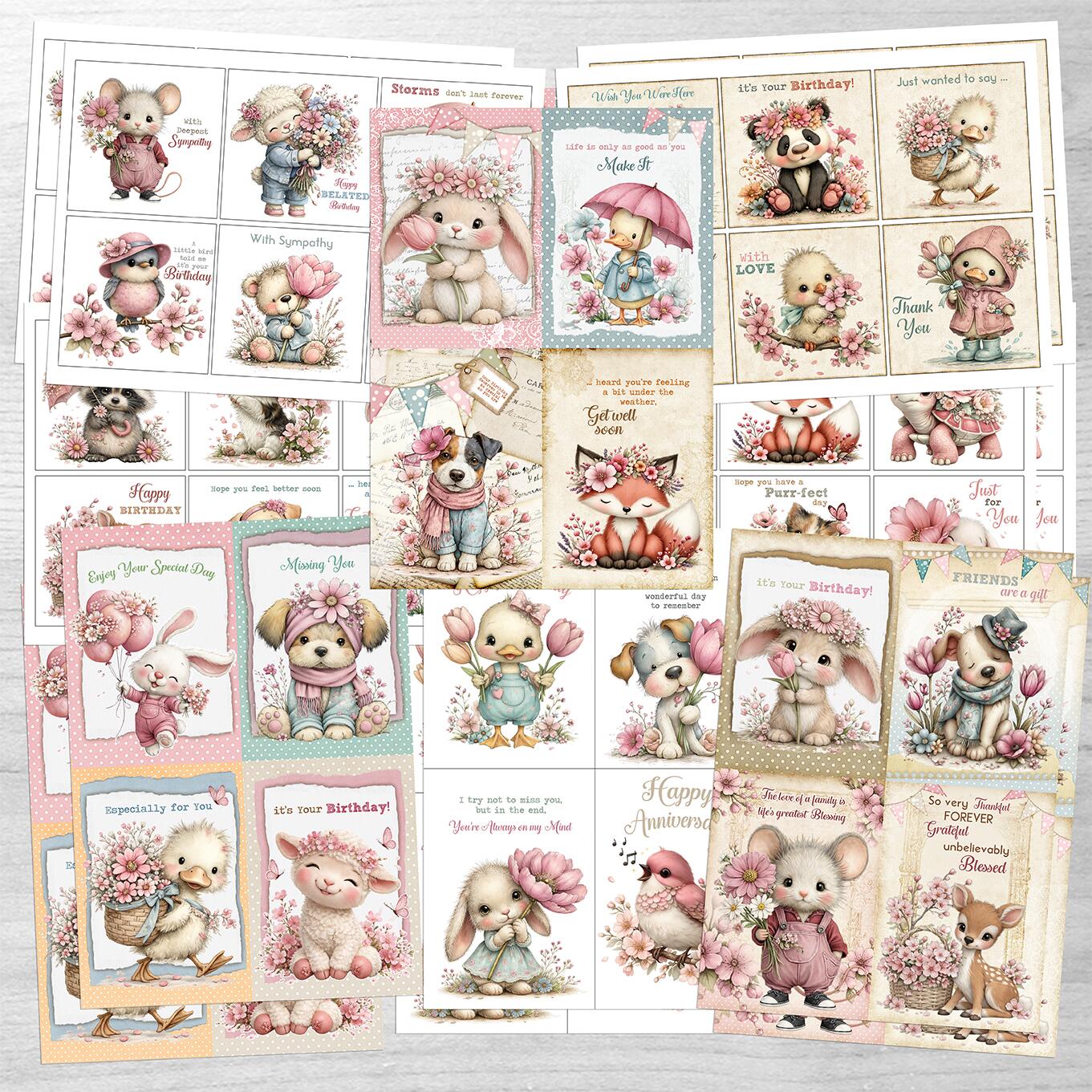 MS102 Blossom Buddies Topper kit with Forever Code