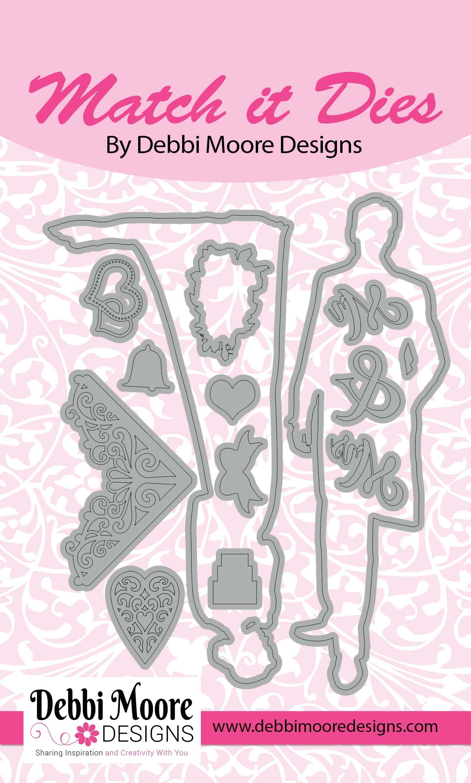 MS099 Art Deco Match It Wedding Die Set with Forever Code