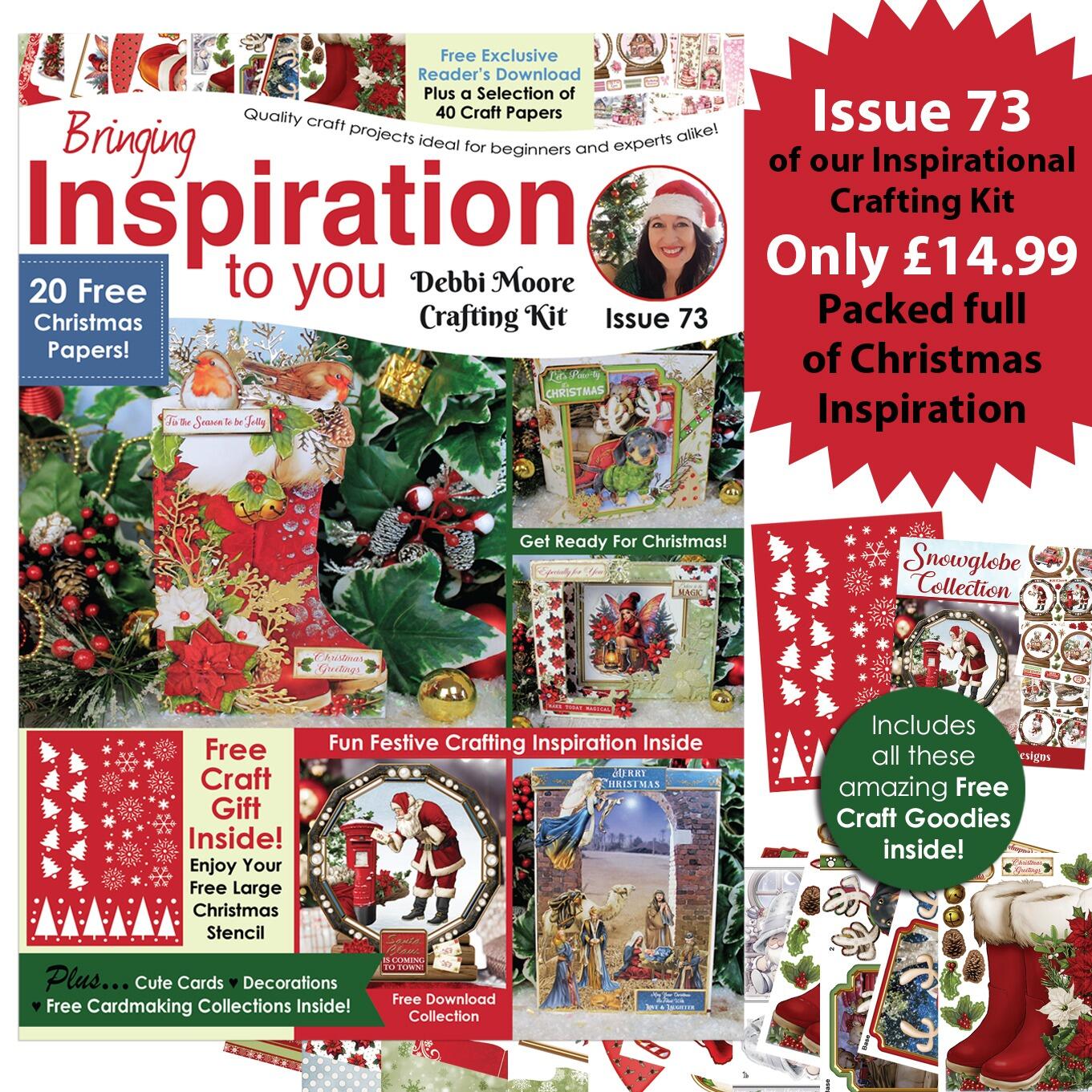 CU492/PS04 Bringing Inspiration to You Issue Crafting Kit - Issue 73