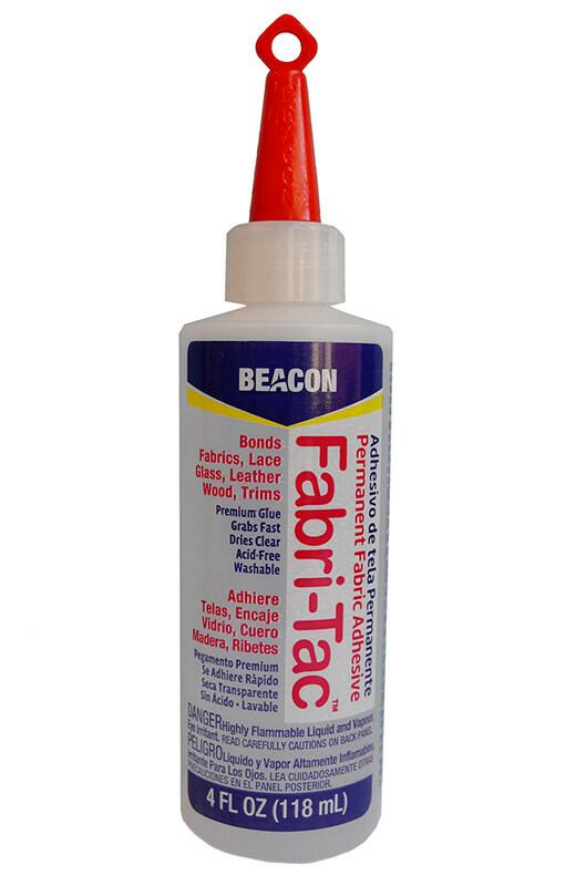 Beacon Adhesives Fabri-Tac Permanent Adhesive - 4 fl oz bottle