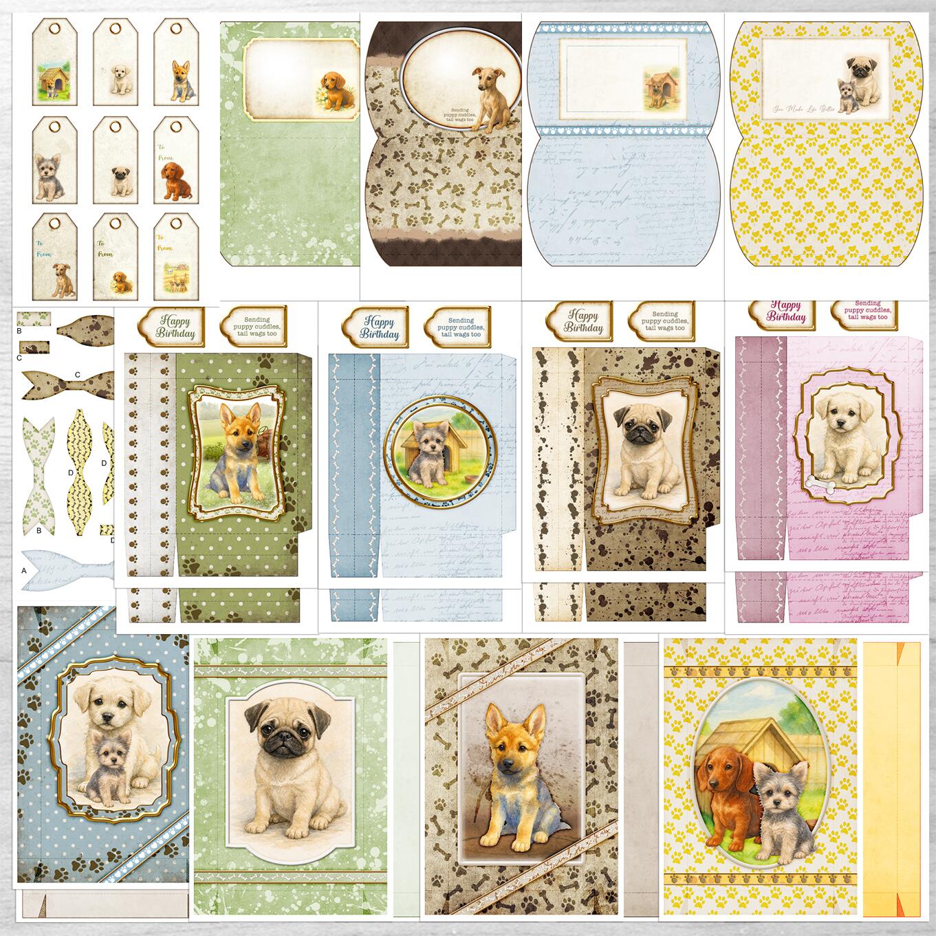 CD03 Inky Paws Bags and Boxes Kit with Forever Code