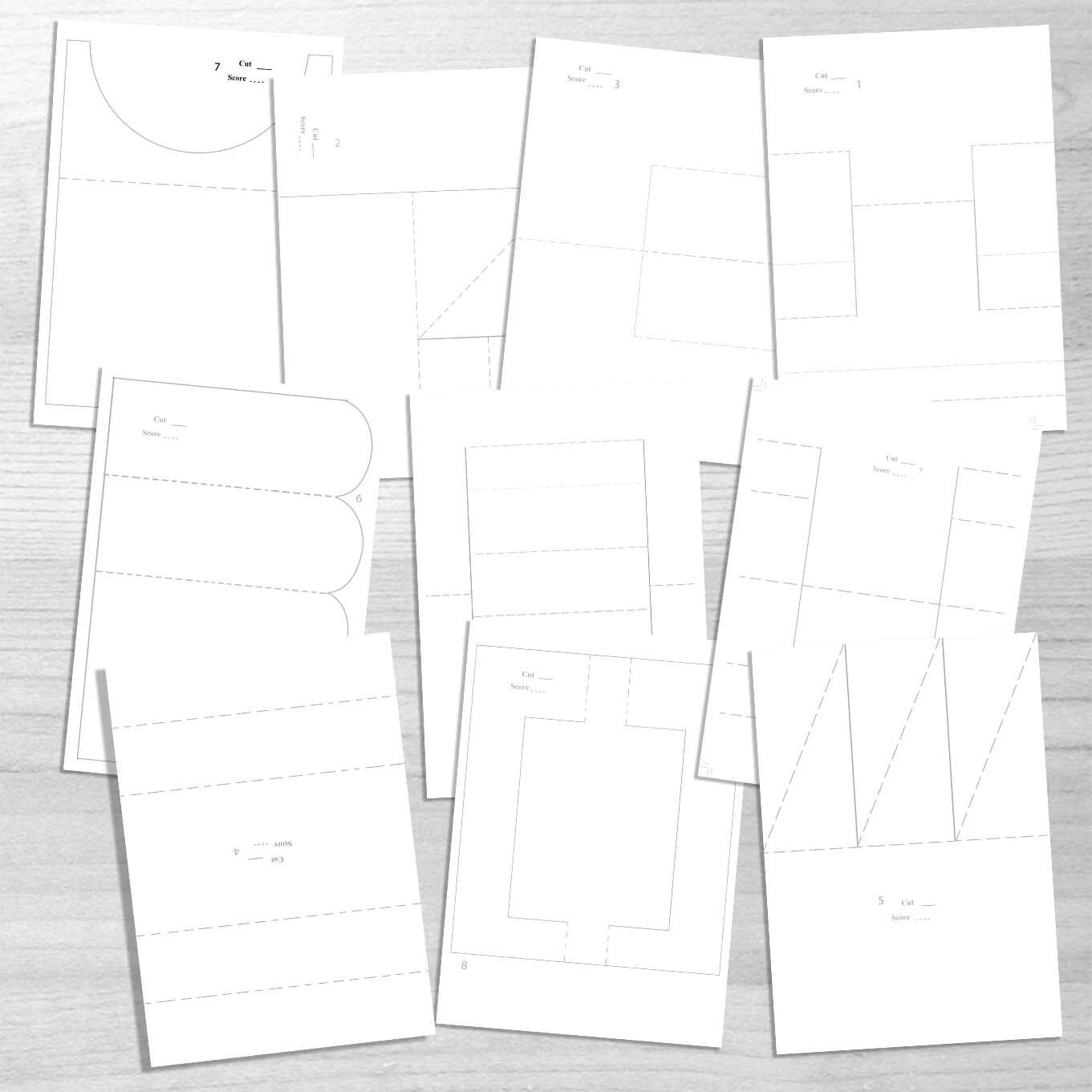 Dimensional Card Templates Set 1 and Forever Code Kit*