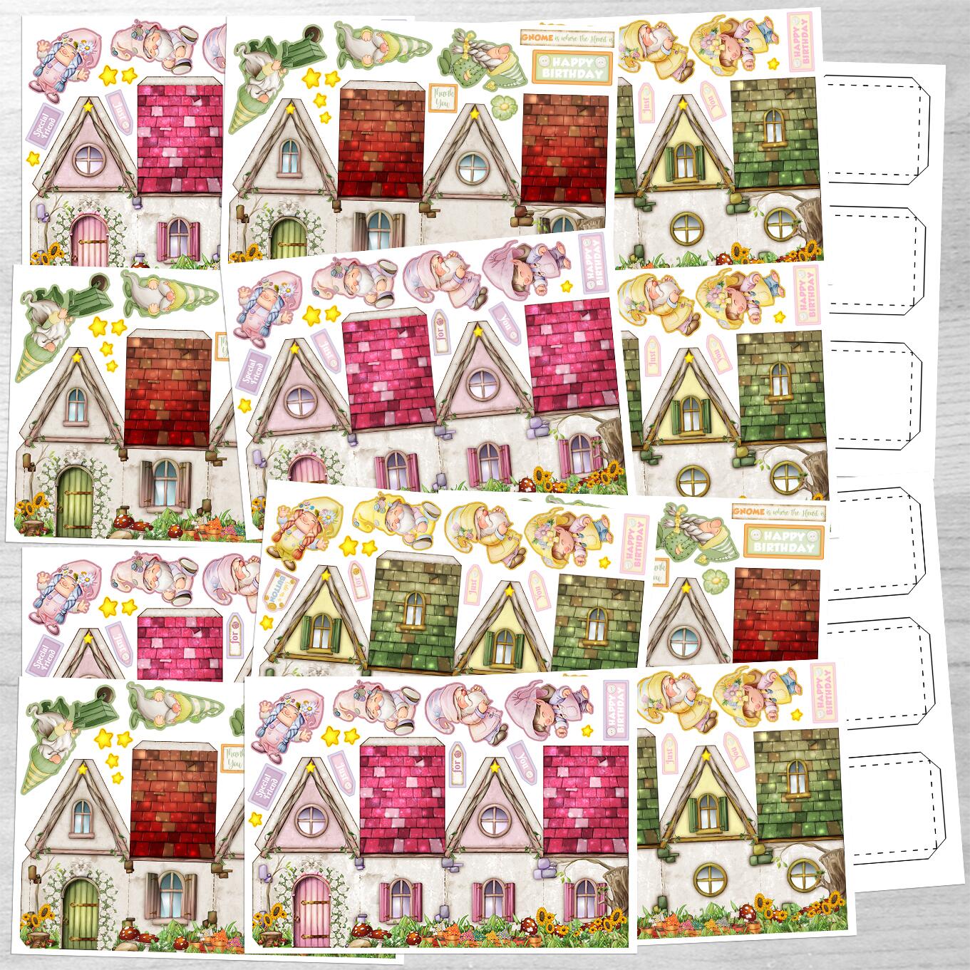 FB3913 Gnome Village Boxes Kit with Forever Code