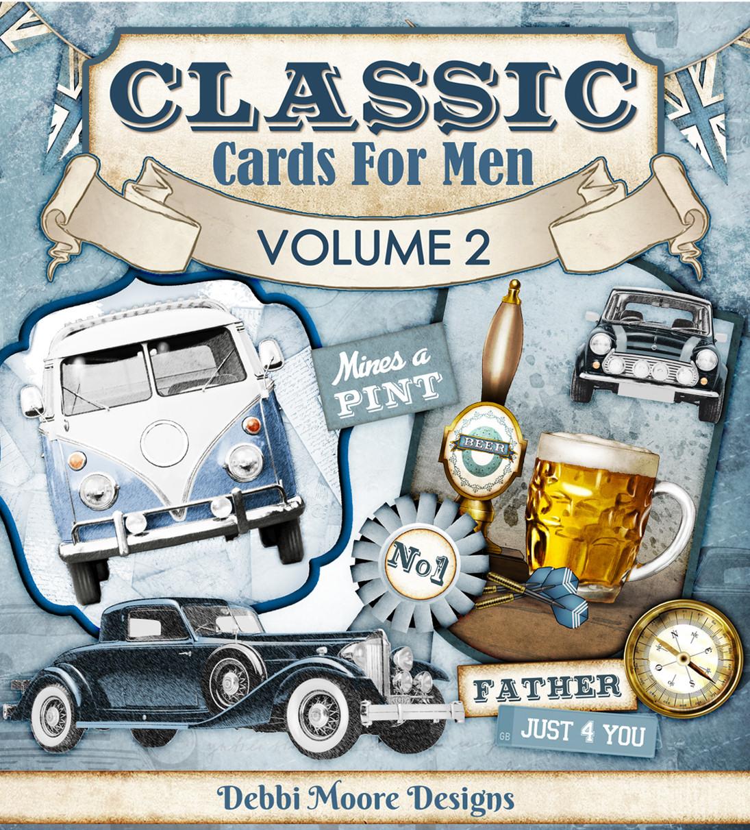 Debbi Moore Designs Cards for Men  Vintage Transport Volume 4 CD Rom 296399 