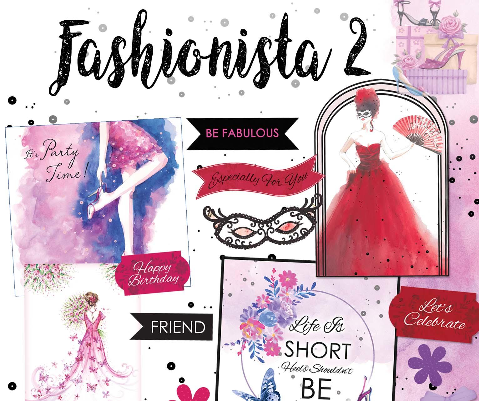 Fashionista 2 Papercrafting Collection Cd Rom Usb