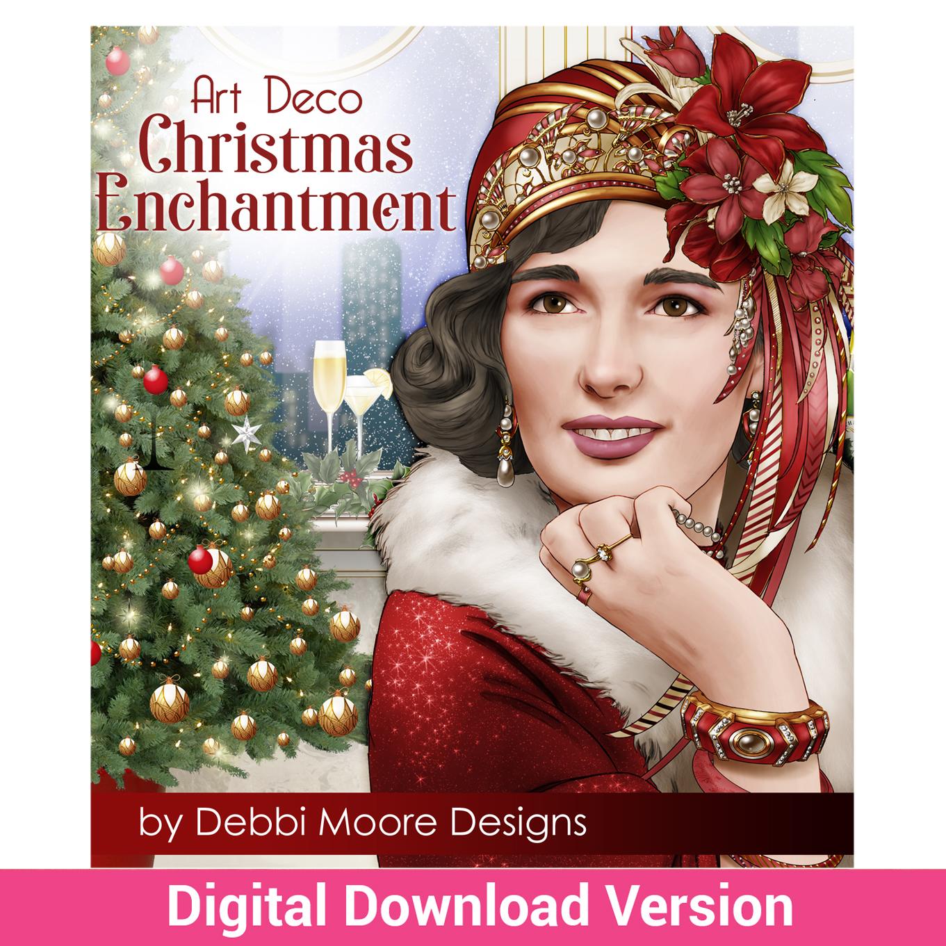 Art Deco Christmas Enchantment Digital Collection