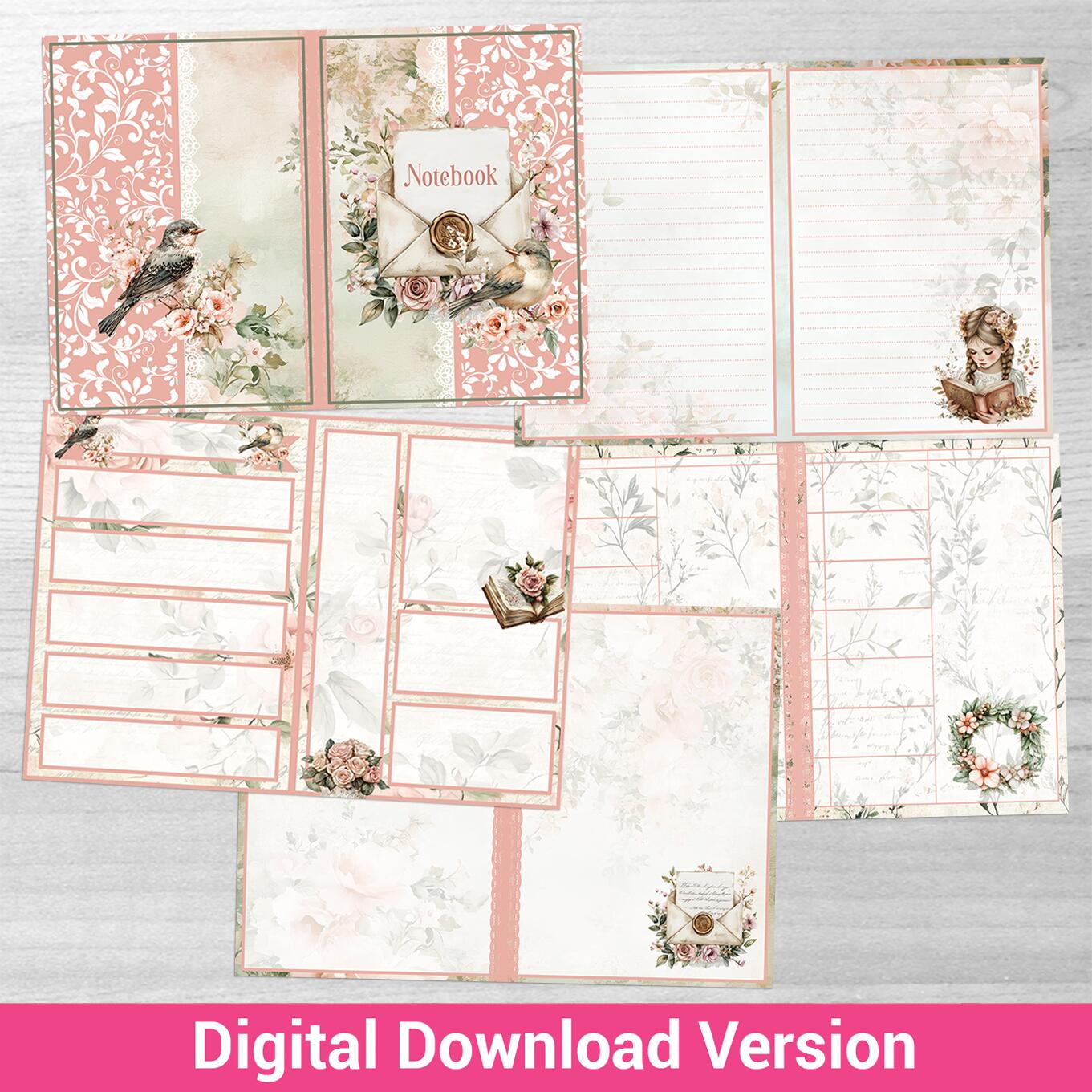 Spring Moments Notebook Digital Download