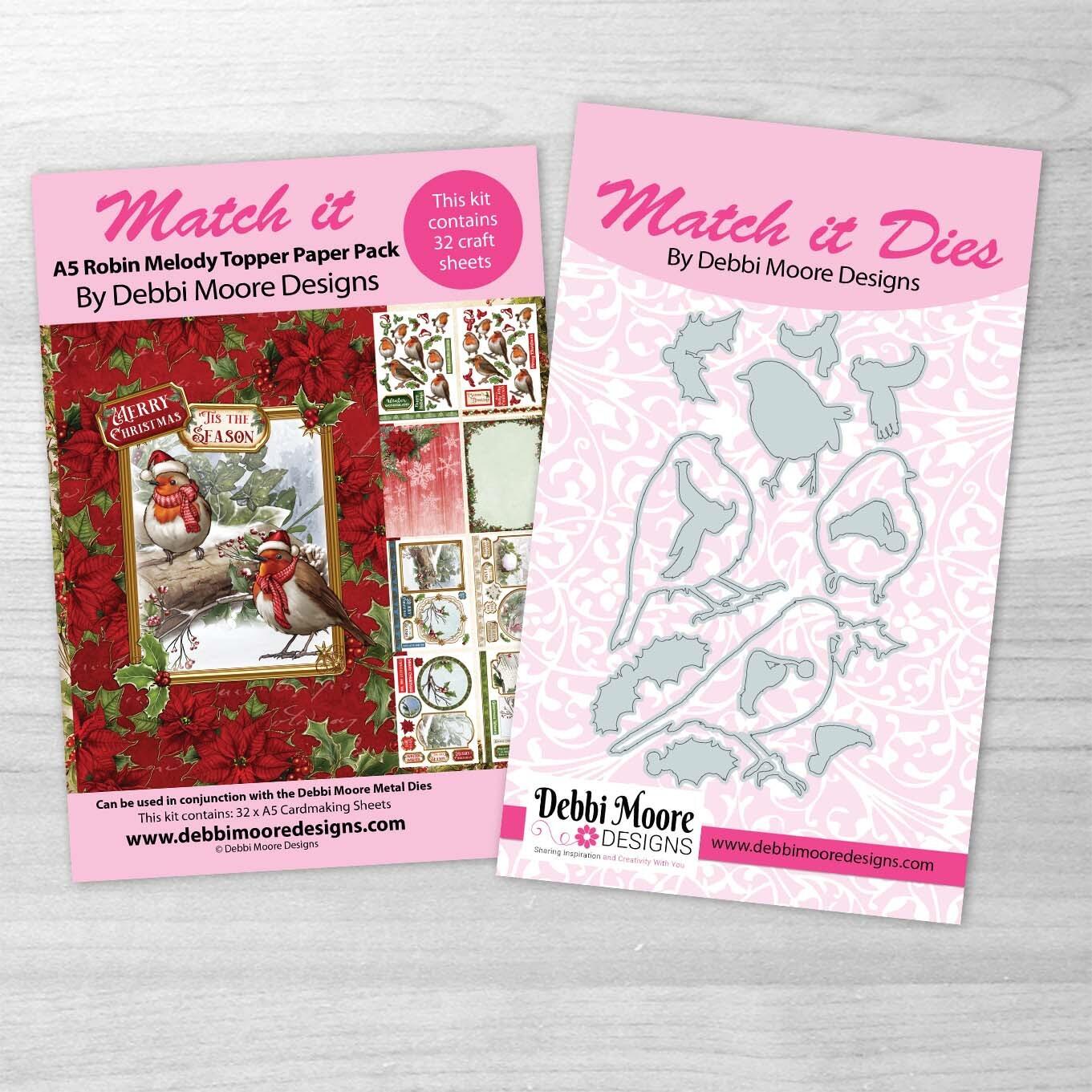 Match It Christmas Melody Die Set and Cardmaking Kit with Forever Code ...