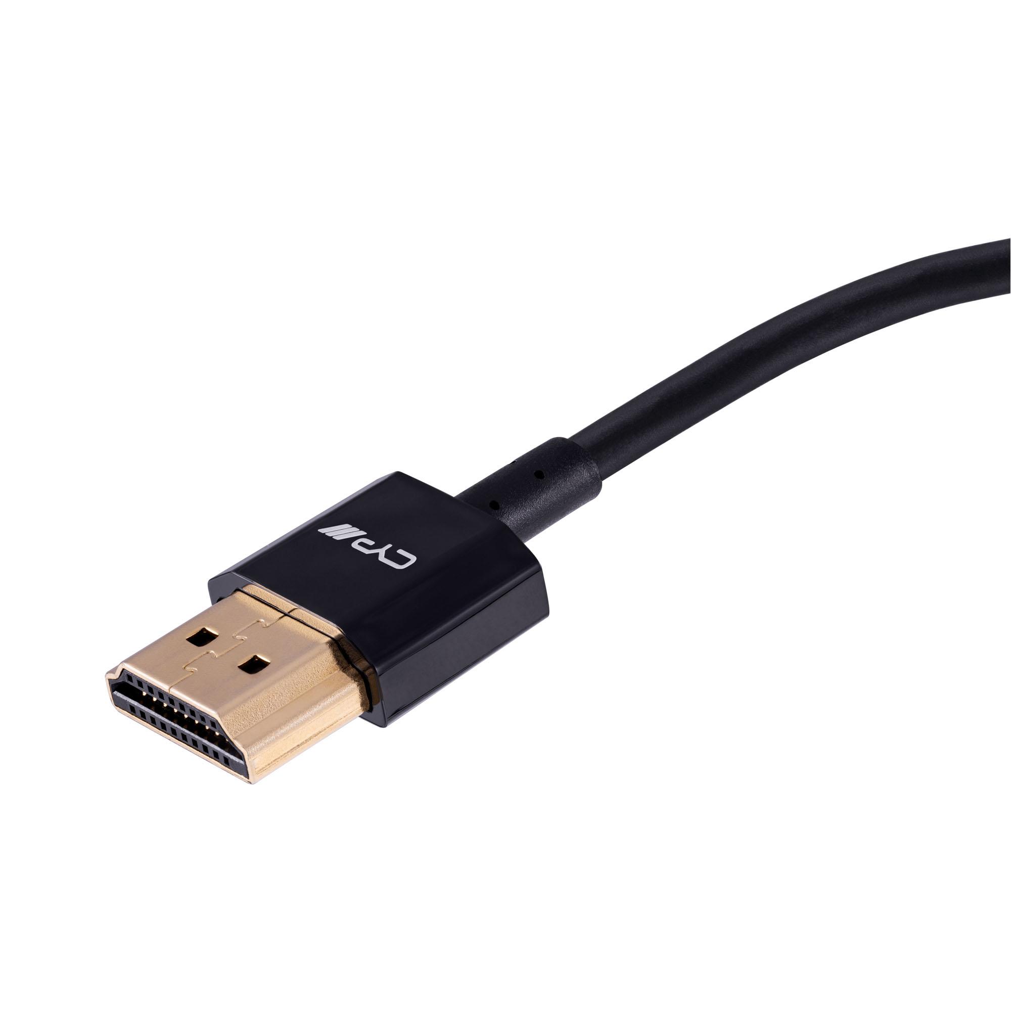 HDMI2-US/050 0.5m New Ultra Slim - High Speed with Ethernet HDMI Cable - (HDMI 2.0 & 4K Certified)