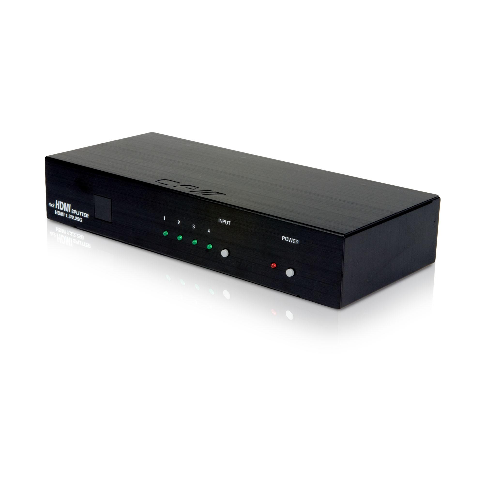 EL-42S 4-Way HDMI Switcher with 2 Identical Outputs