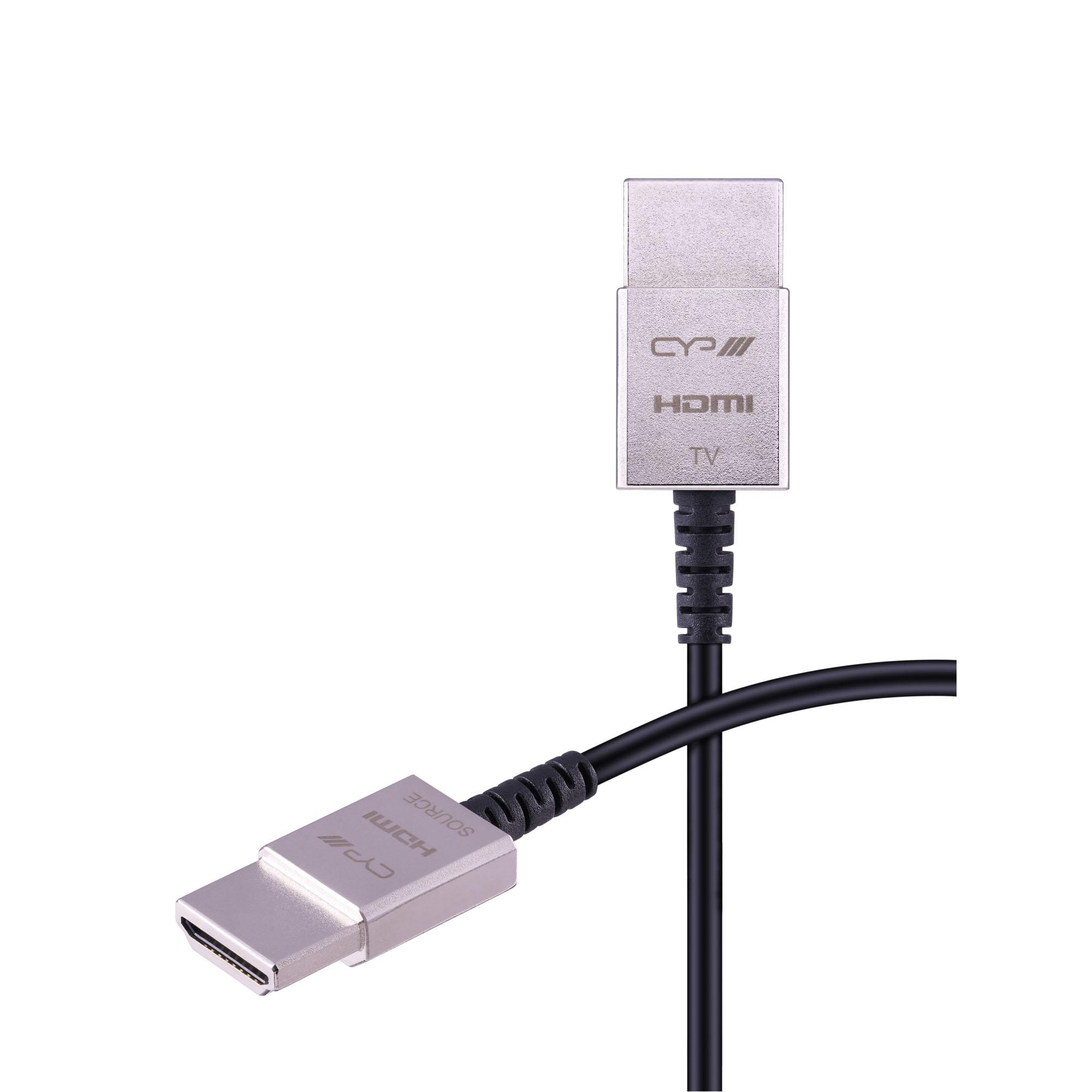 HDMI-AOC-10M 10m HDMI Fiber AOC Cable with Low Profile Connectors and Cable (4KUHD/HDR10 18Gbps)