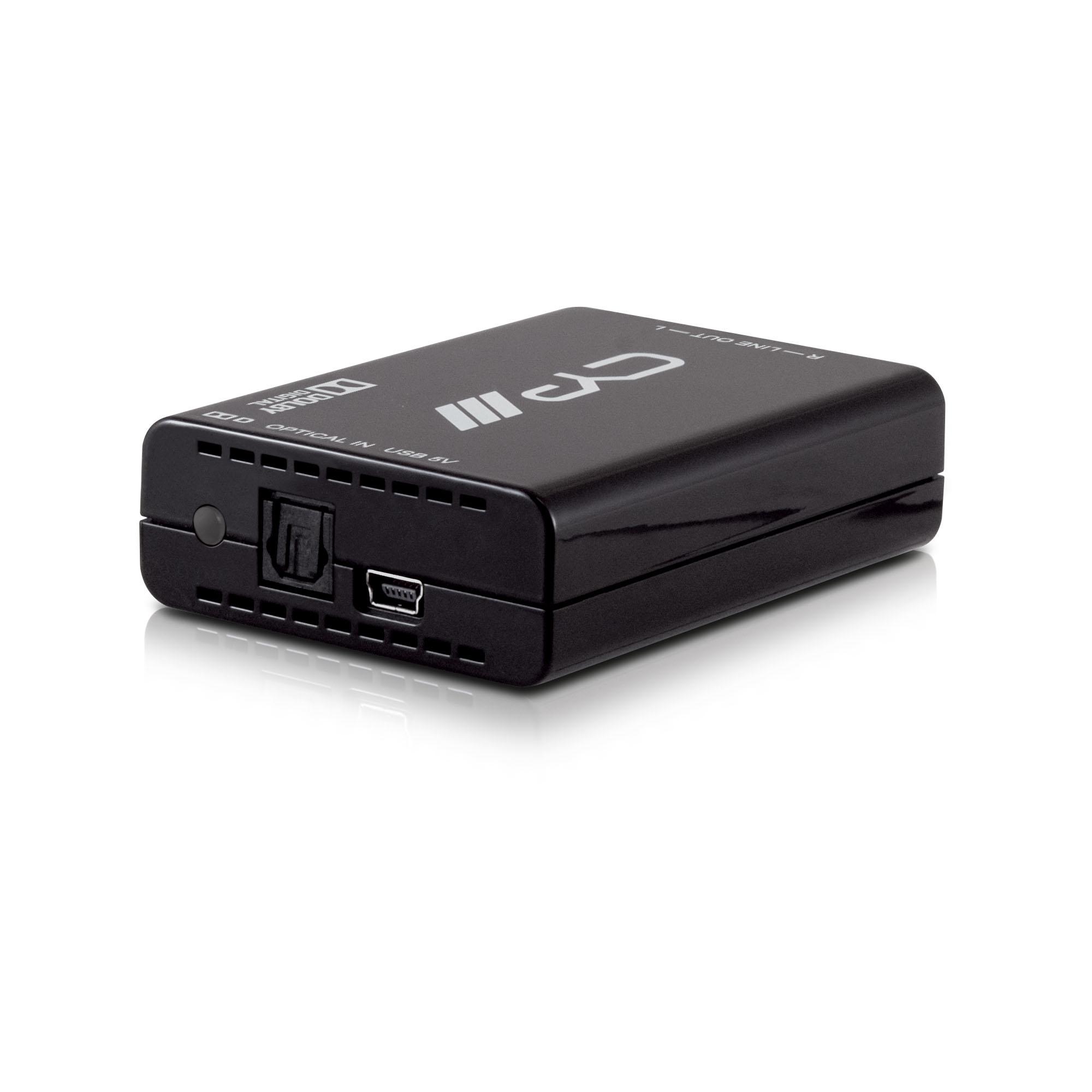 AU-D1D Optical to L/R Stereo Audio Converter (DAC) with Dolby Digital Decoder