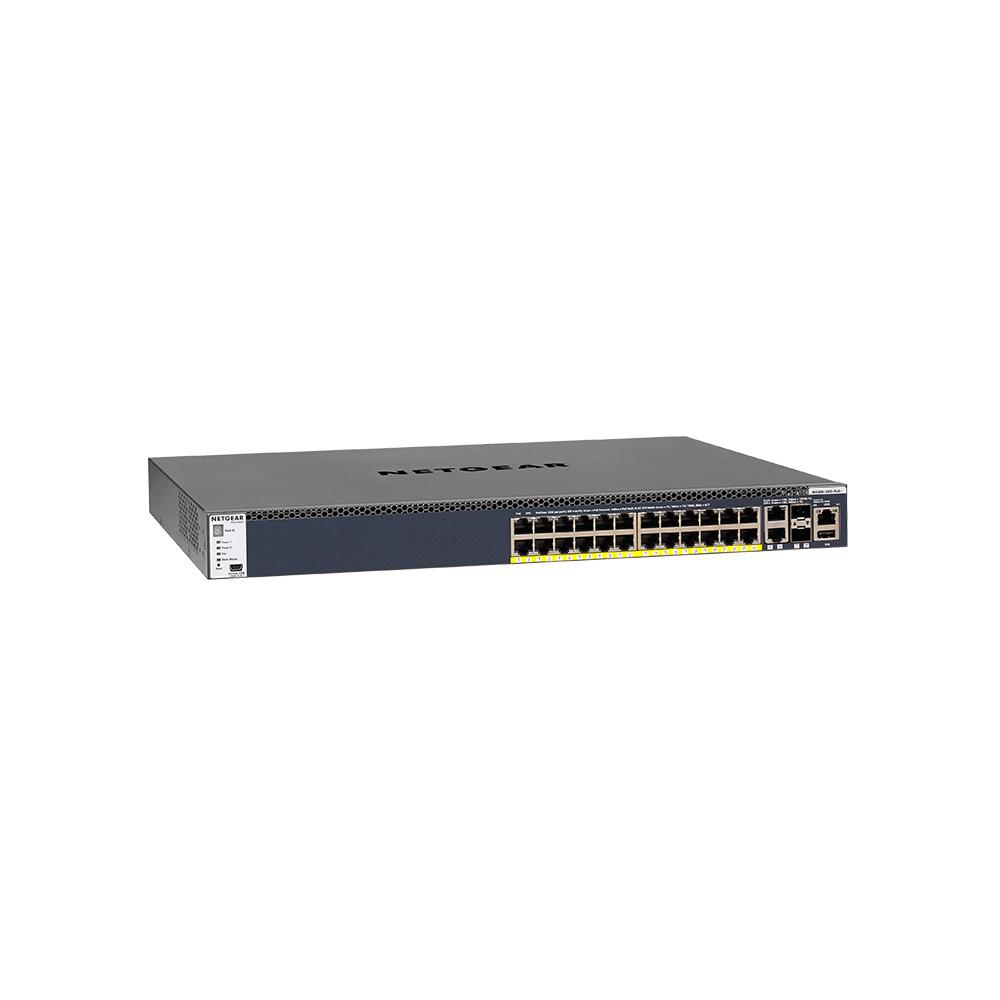 NG-M4300-28G 24x1G PoE+ Stackable Managed Switch with 2x10GBASE-T and 2xSFP+ (550W PSU)
