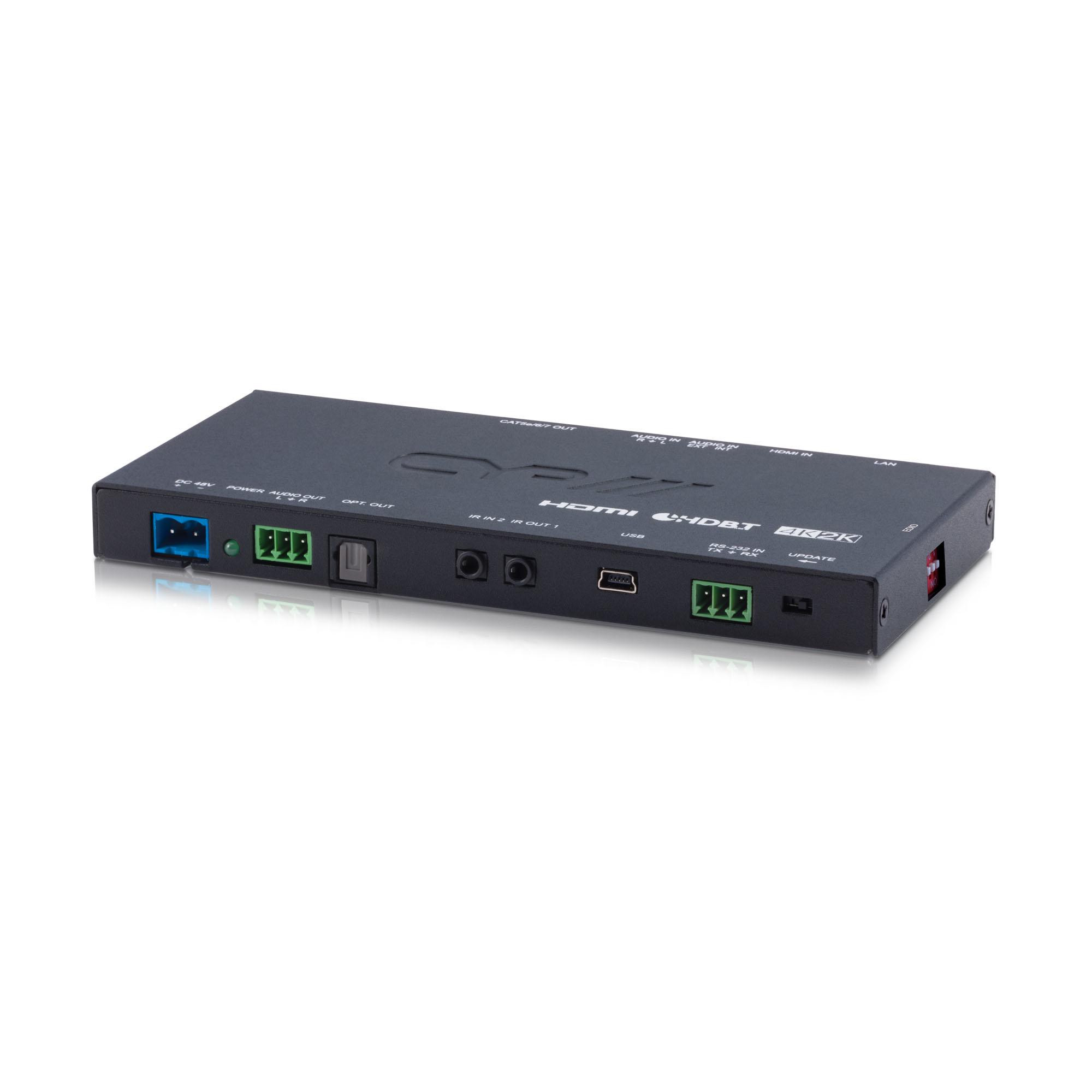 PUV-1530TX 100m HDBaseT™ Slimline Transmitter (4K, HDCP2.2, PoH, LAN, OAR)